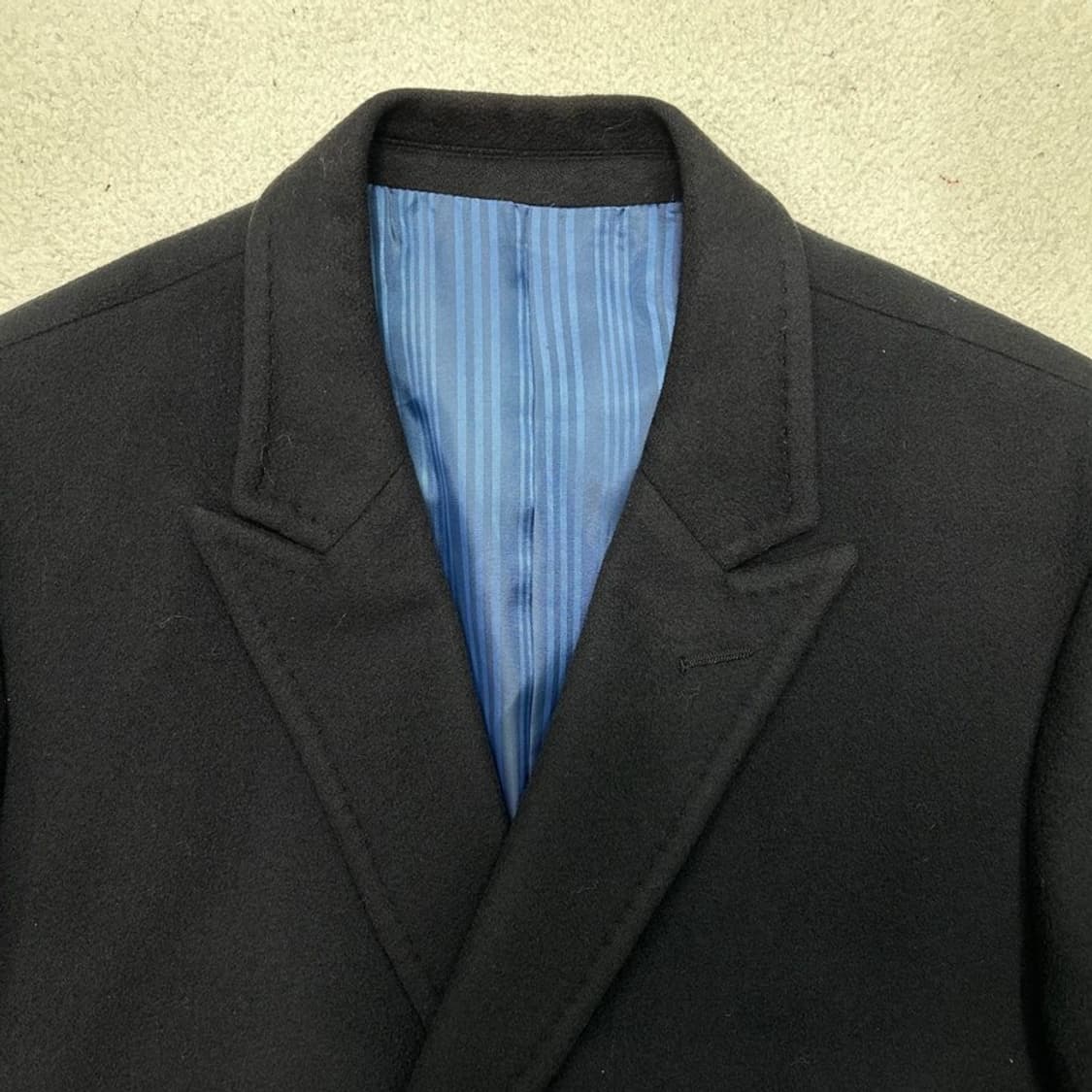 INTERMEZZO 캐시미어 더블 코트 블랙 100 상품이미지3