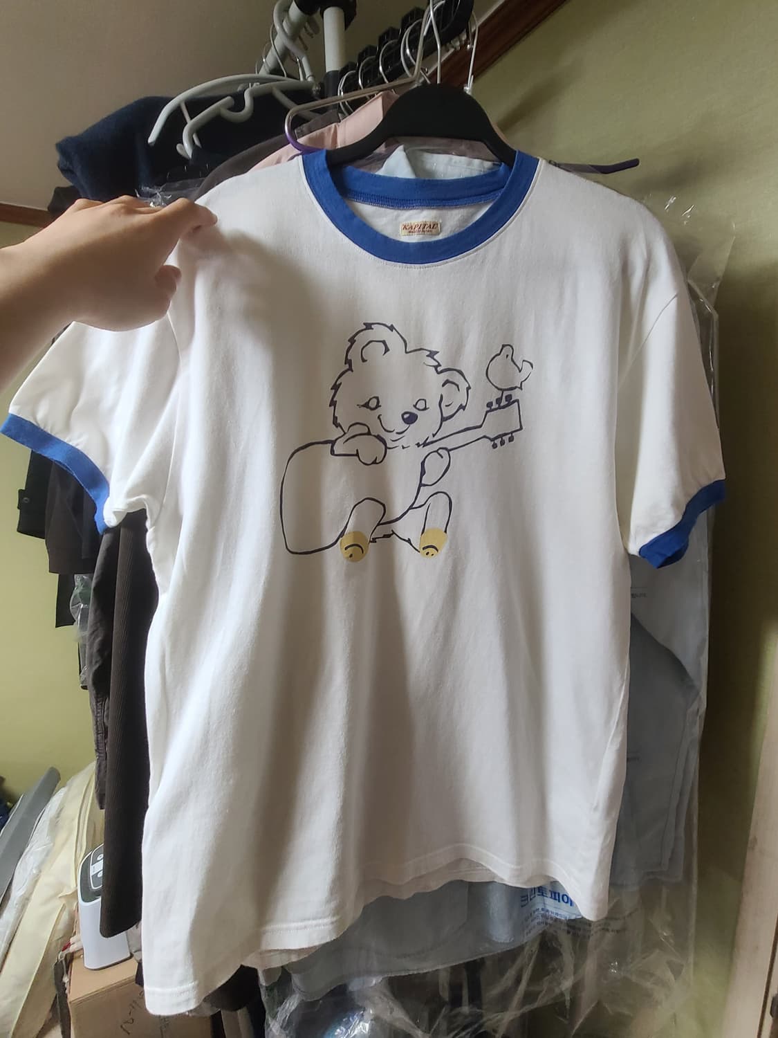 캐피탈 링거 반팔티 리틀 베어 앤 하모니 블루 Xl 상품이미지2