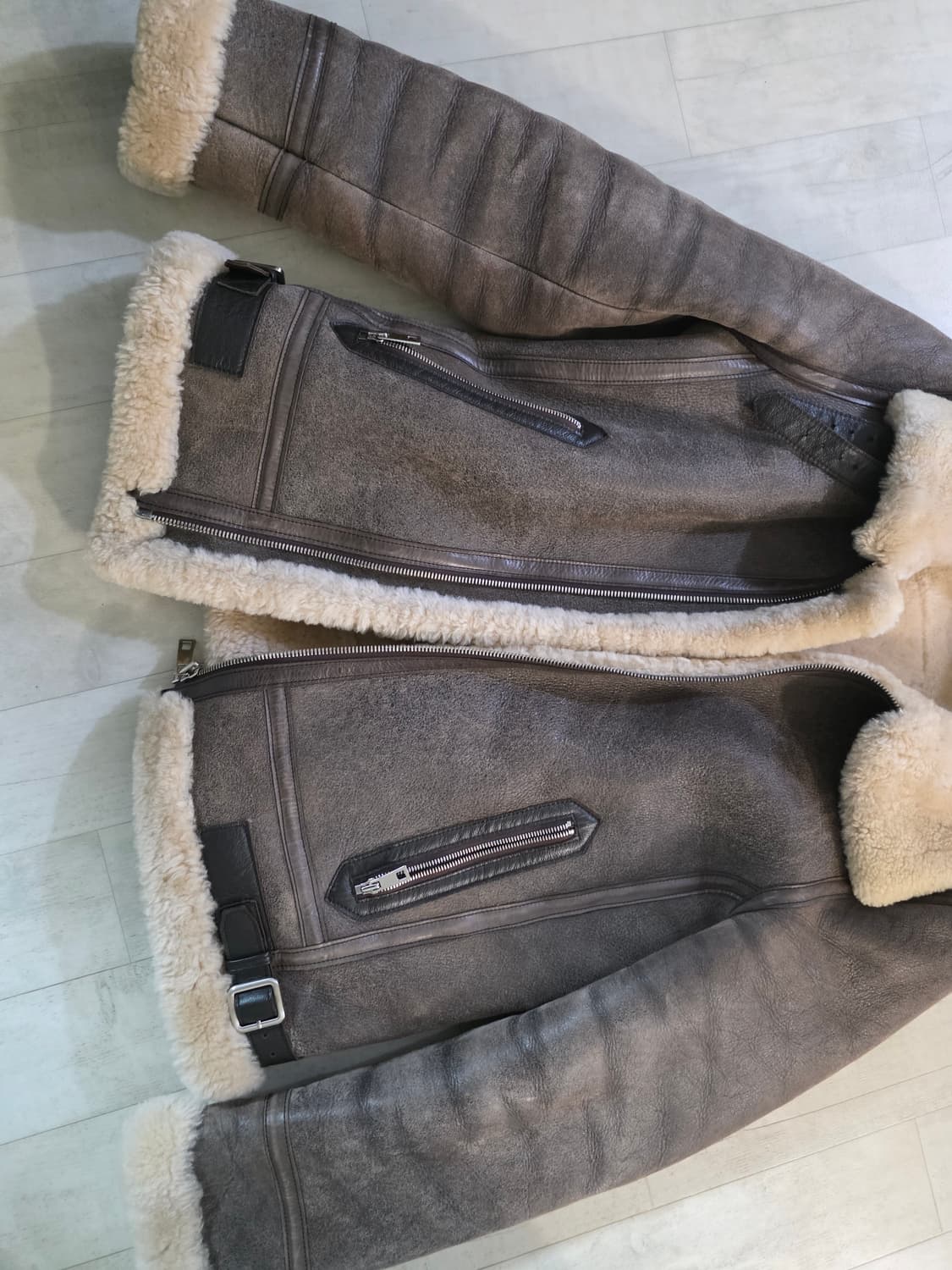 신흥사 램스킨 리얼 무스탕 xl 상품이미지3