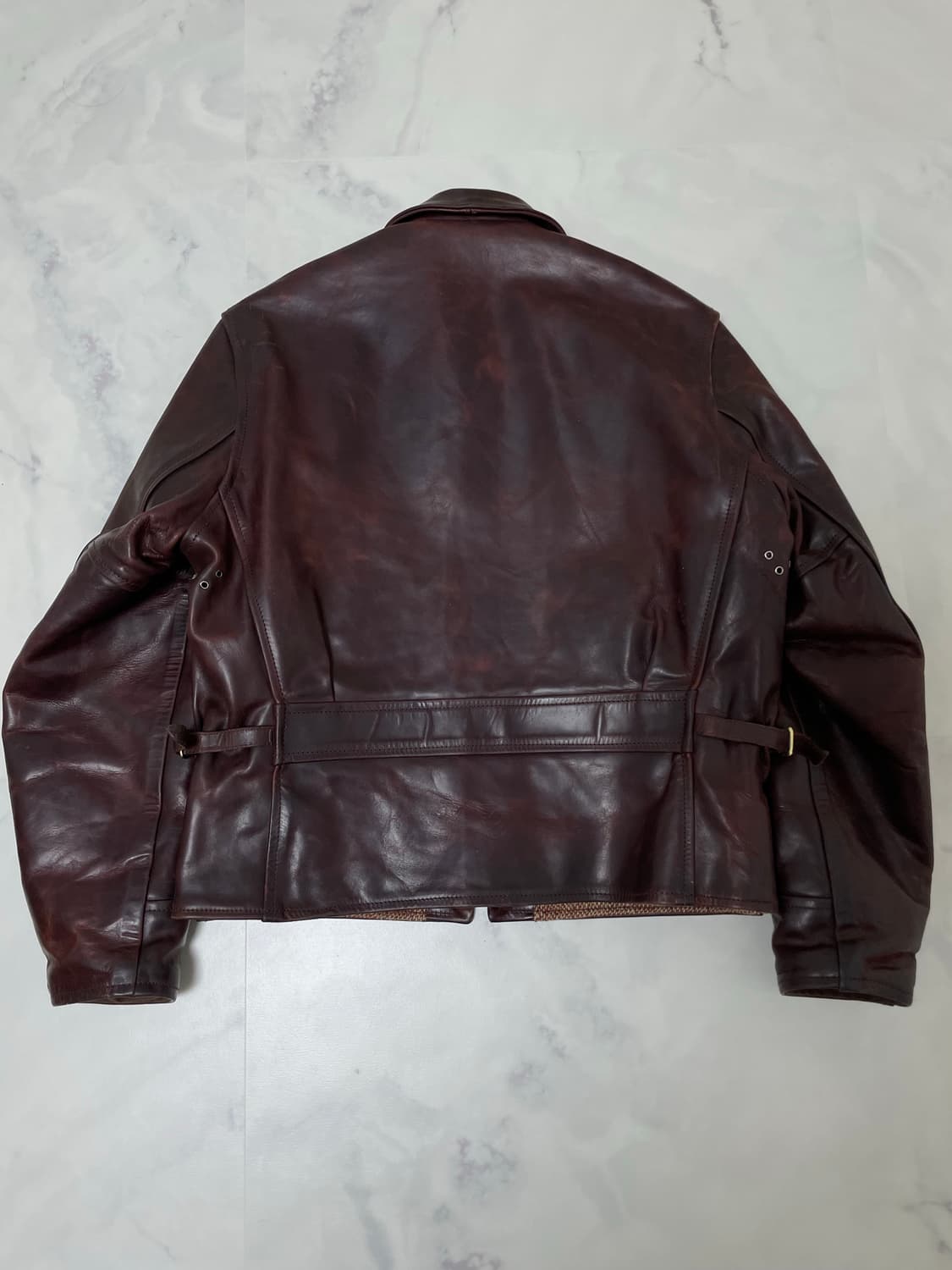 [38] 에어로레더 하프벨트 크롬악셀 호스하이드 기무라타쿠야 상품이미지3