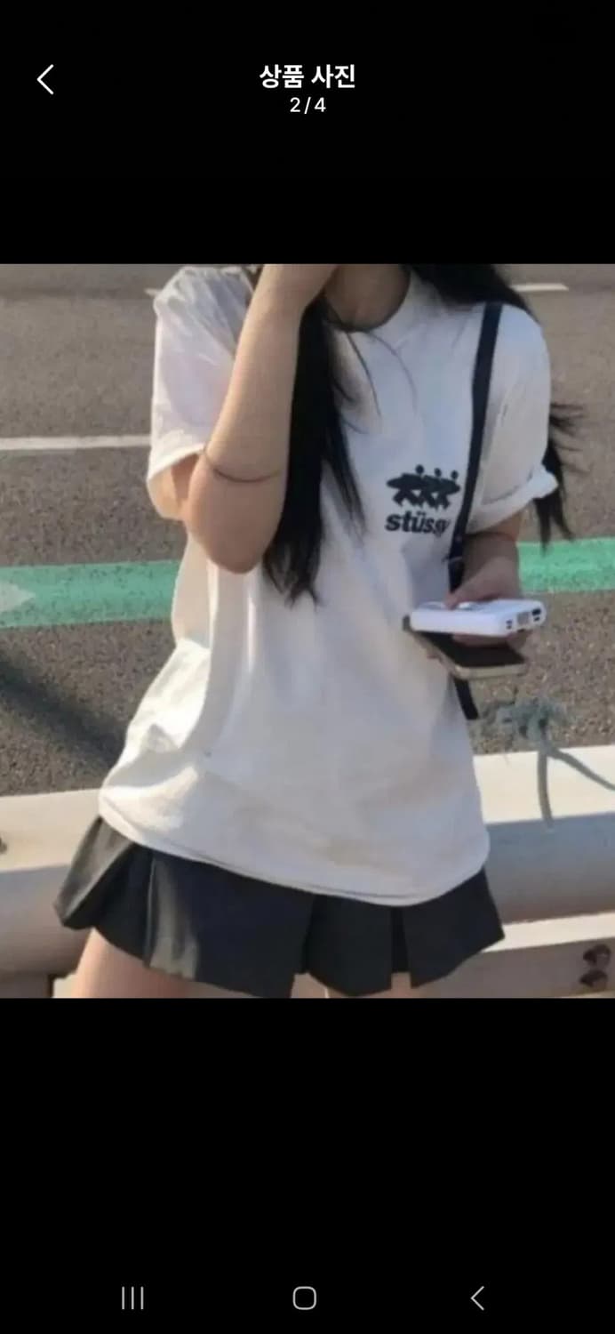 스투시 STUSSY  서핑로고 반팔티 상품이미지4