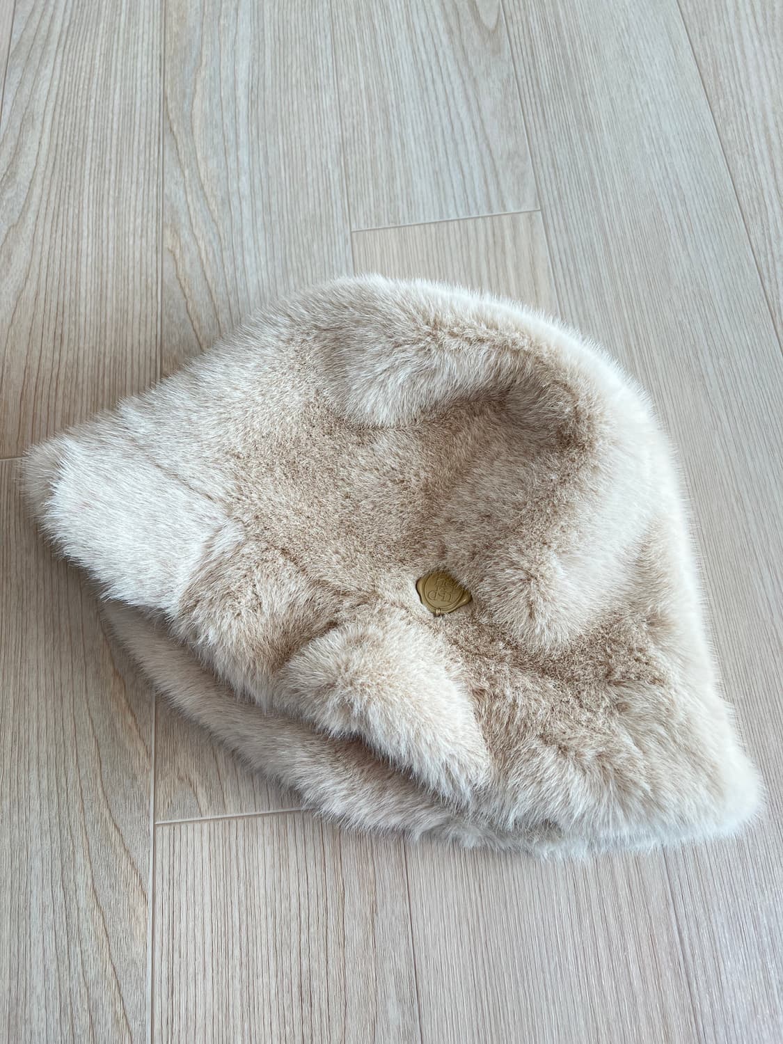 할렌 소프트 퍼 버킷햇(베이지) soft fur bucket hat (C 상품이미지2