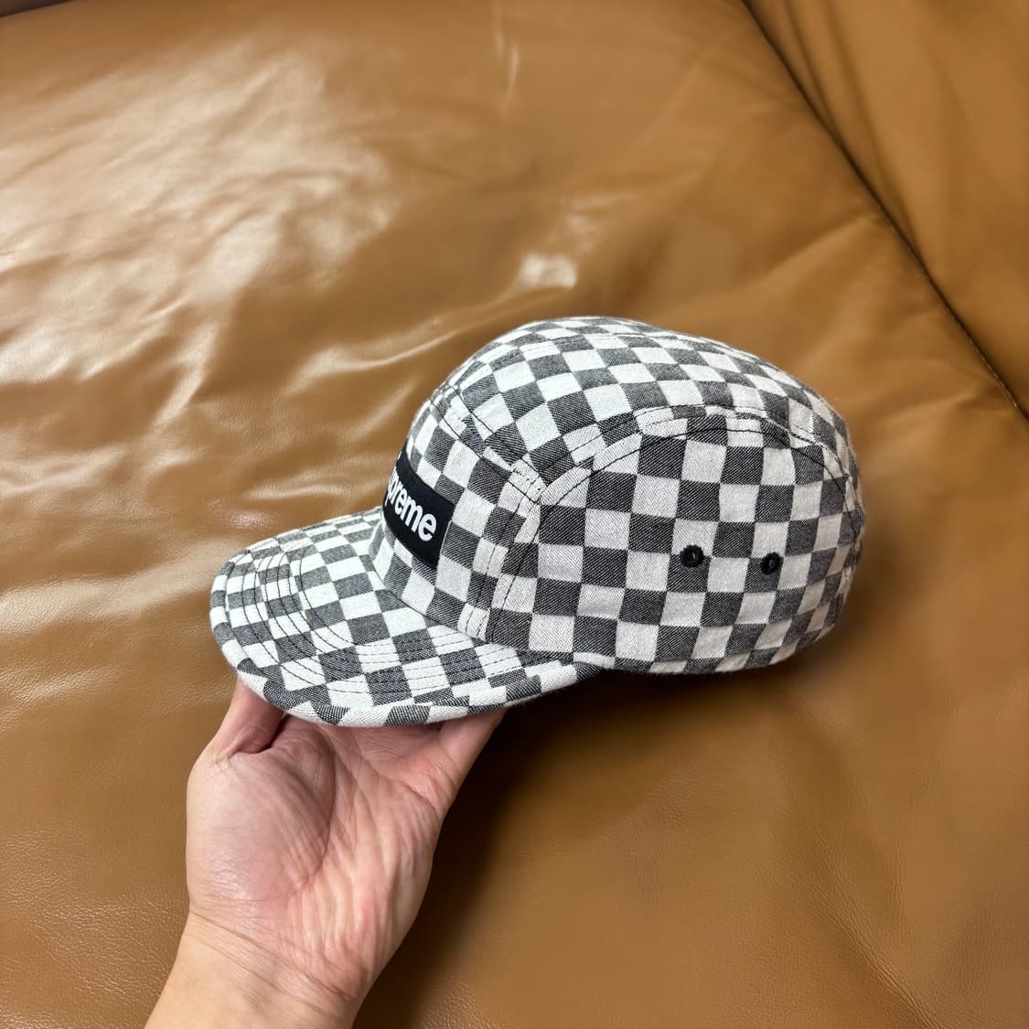 Supreme 슈프림 체커보드 캠프캡 모자 (Checkerboard) 상품이미지4