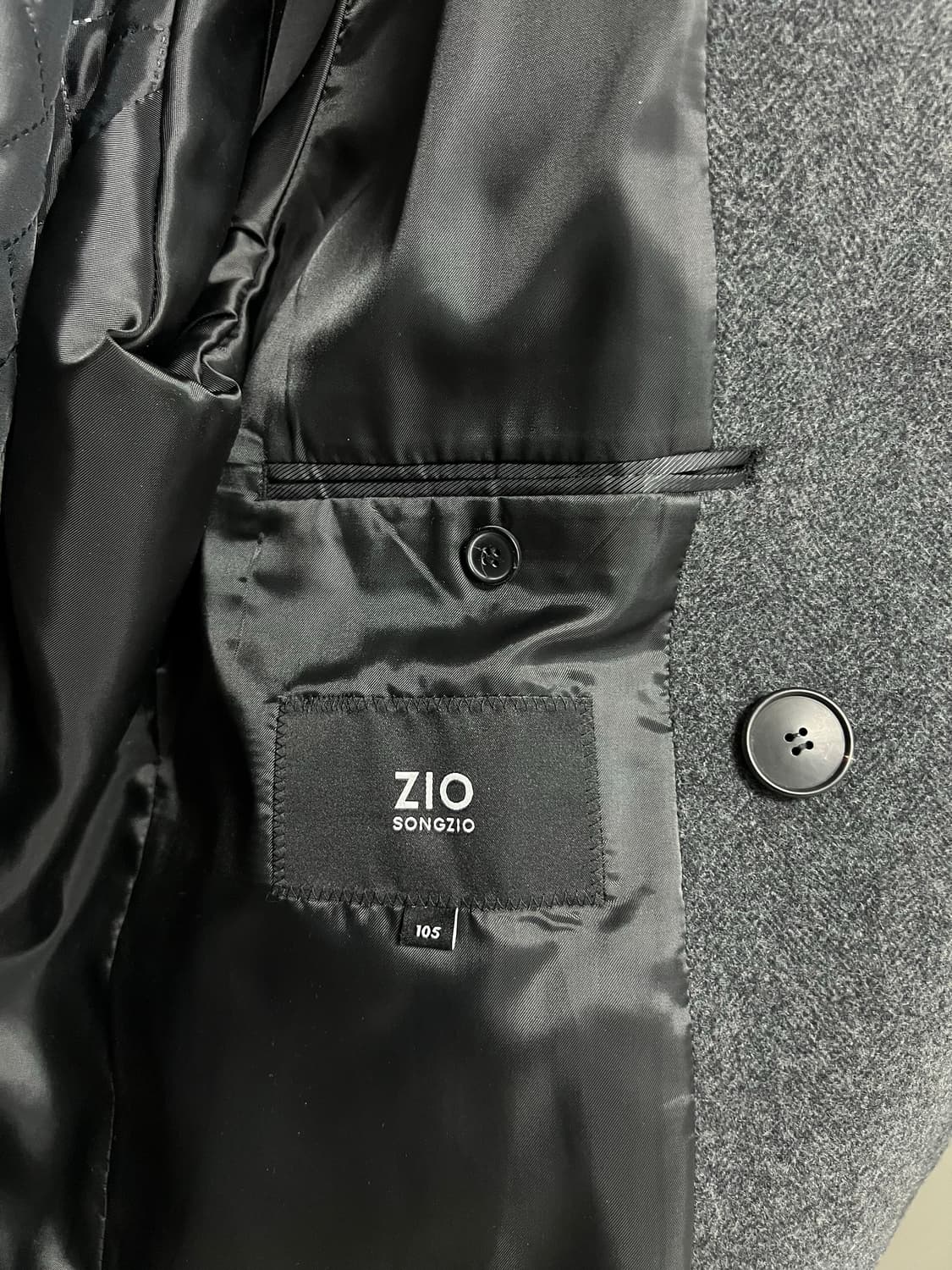 ZIO SONGZIO 캐시미어 더블 코트 105 판매합니다 상품이미지8