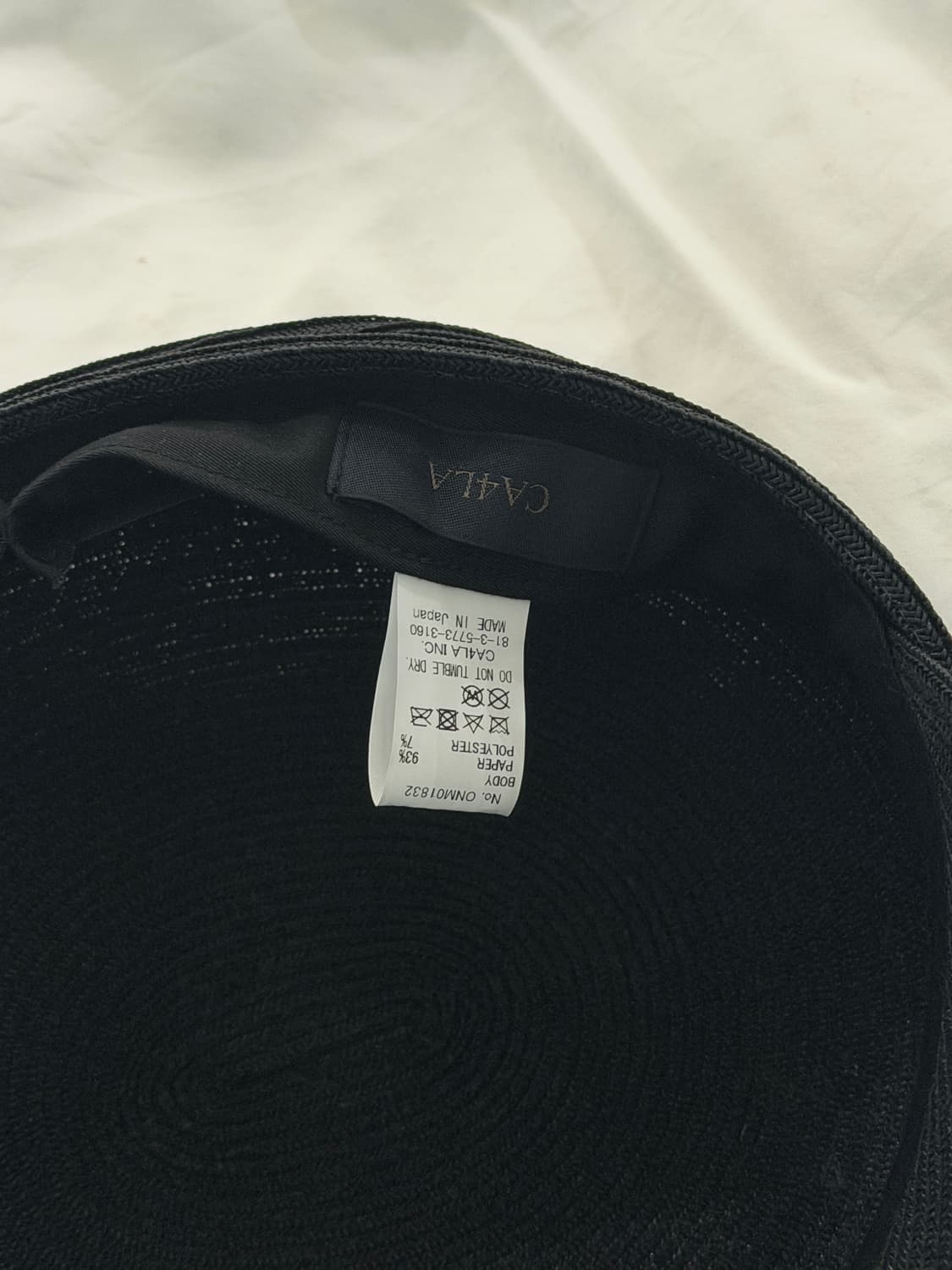 CA4LA 블랙 헌팅캡 상품이미지4