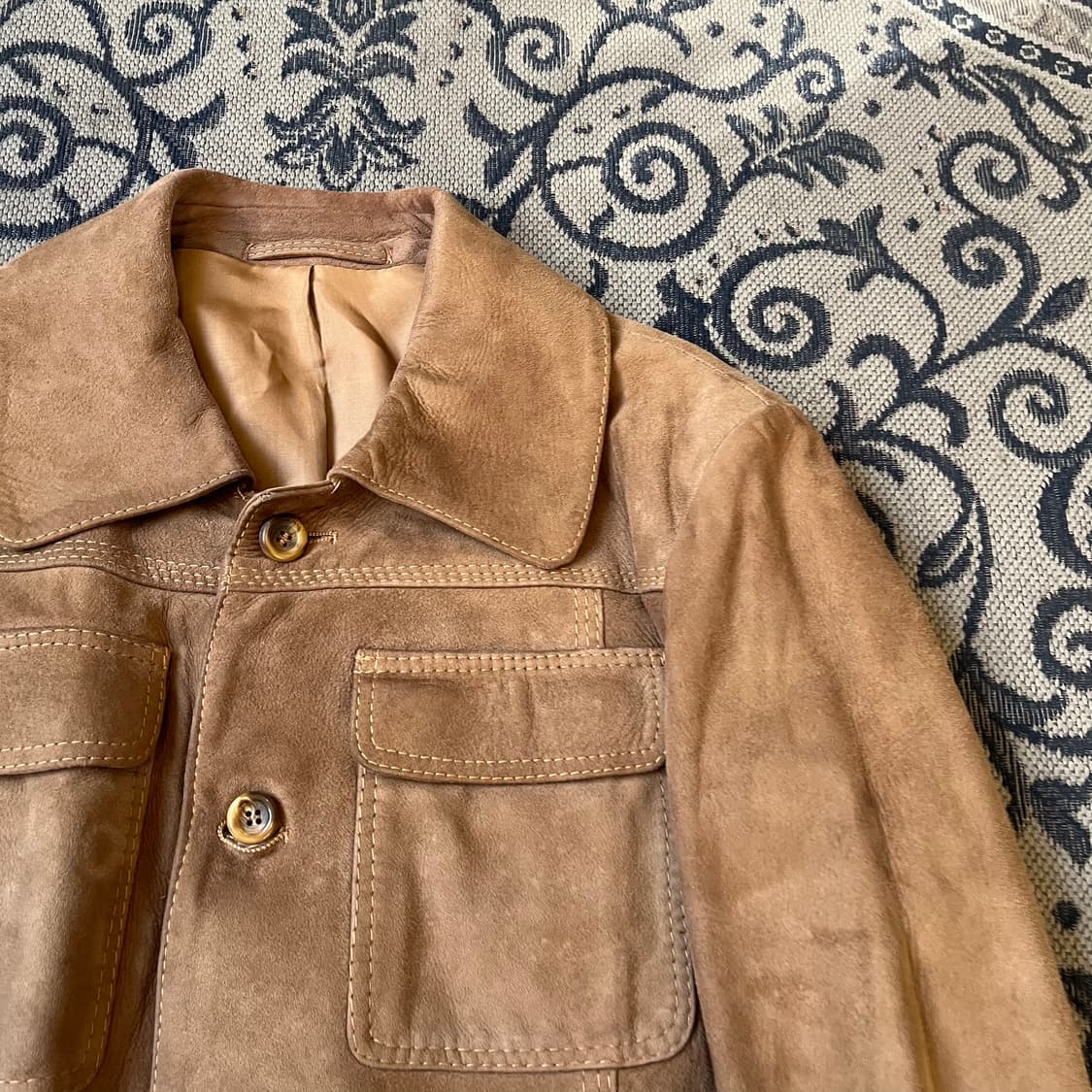 빈티지 스웨이드 자켓W2508 상품이미지2