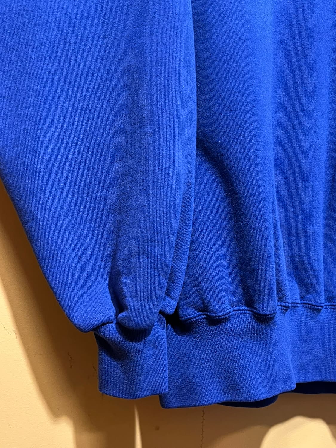90's [XL] 러셀 애슬레틱 빈티지 무지 맨투맨 로열블루 USA 미제 상품이미지4