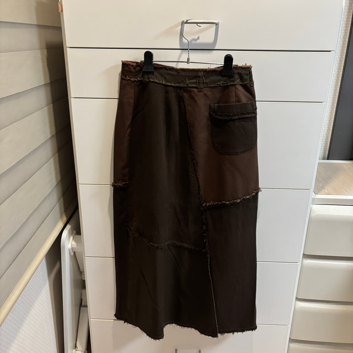 hai sporting gear 이세이 미야케 브라운 패치 스커트 상품이미지4