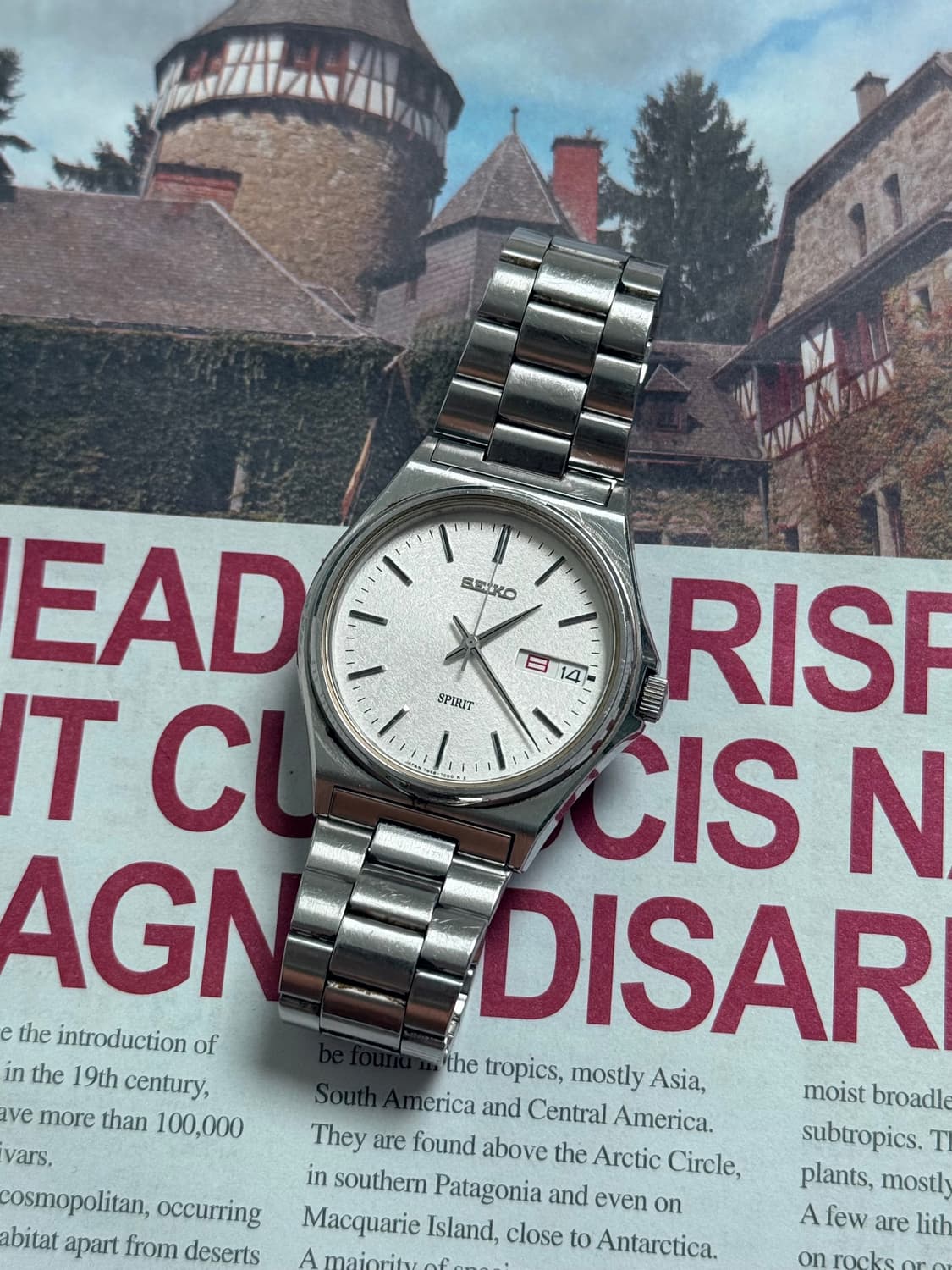 Seiko 세이코 쿼츠 SPRIT 스노우 플레이크 Day-Date 199 상품이미지2