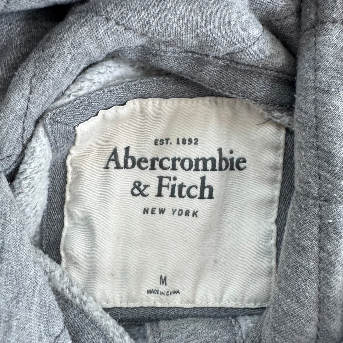 Abercrombie 아베크롬비 사이드 로고 그레이 후드티  상품이미지6