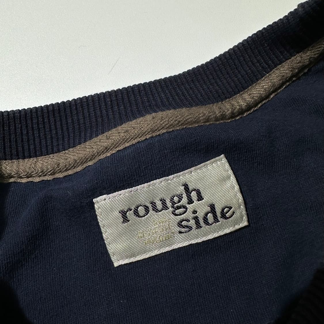 러프사이드 엘보 패치 맨투맨 네이비 상품이미지4