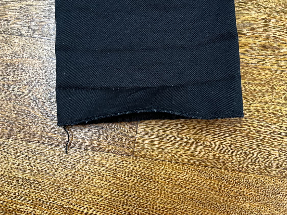 와코마리아 코튼 슬랙스 팬츠 / 블랙 - XL (34) 상품이미지5