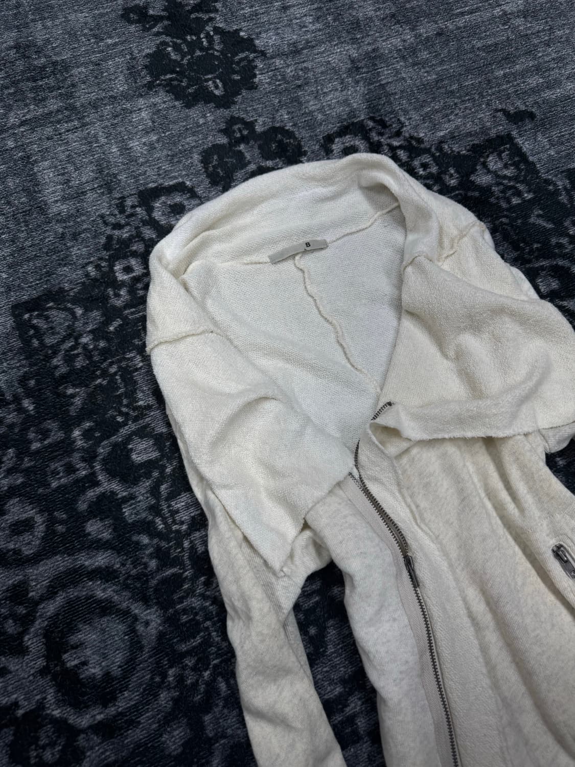 Unknown asymmetric rider sweat zip up 상품이미지2