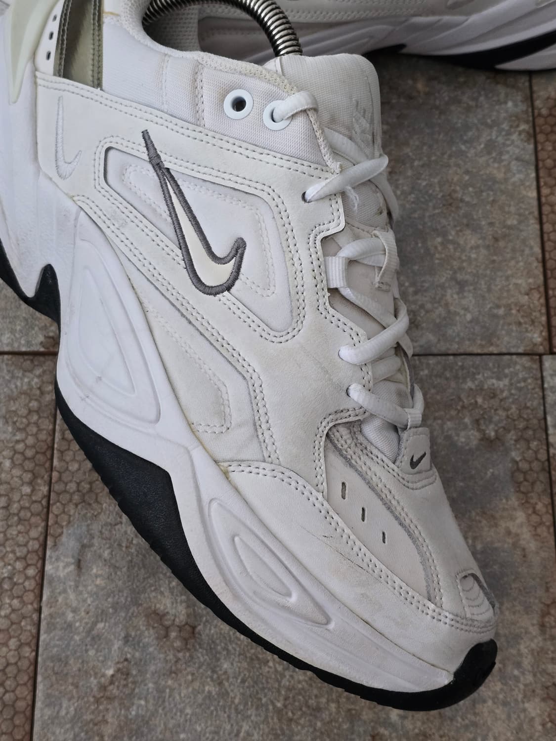 (275)나이키 m2k 테크노 화이트 그레이 상품이미지8