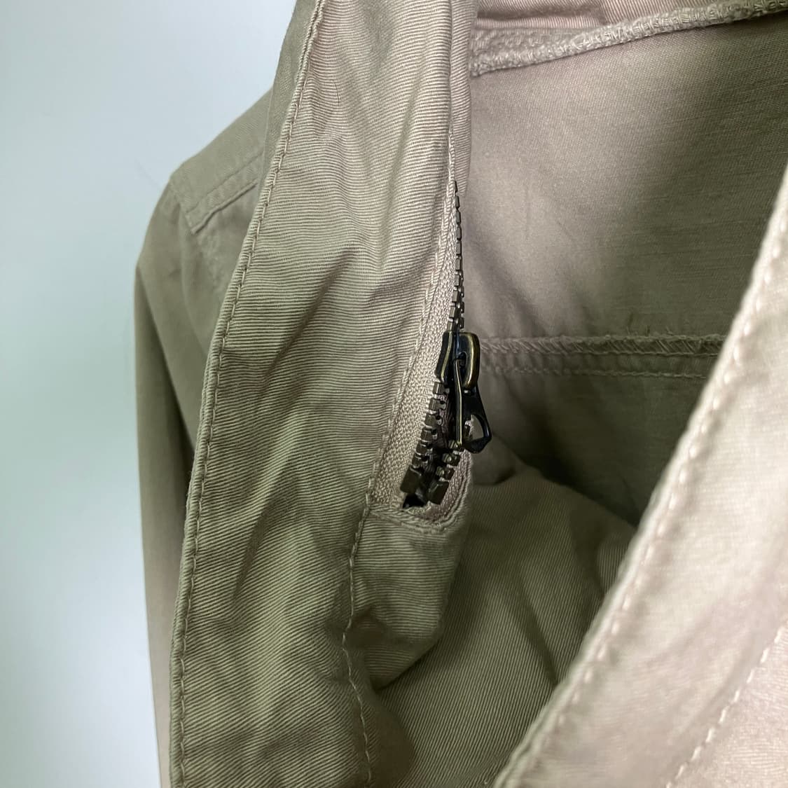 JPN VTG 빈티지 카키 코튼 자켓 M 상품이미지8