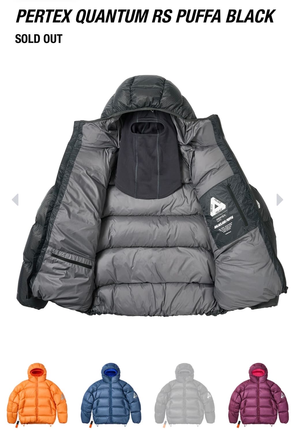 팔라스 25FW 바라클라바 푸퍼 패딩 상품이미지3