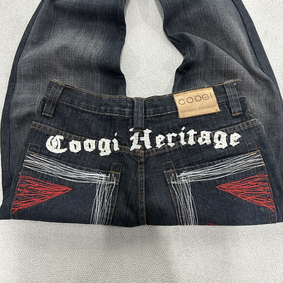 쿠 헤리티지 데님 블랙 스티치 진 32 상품이미지4