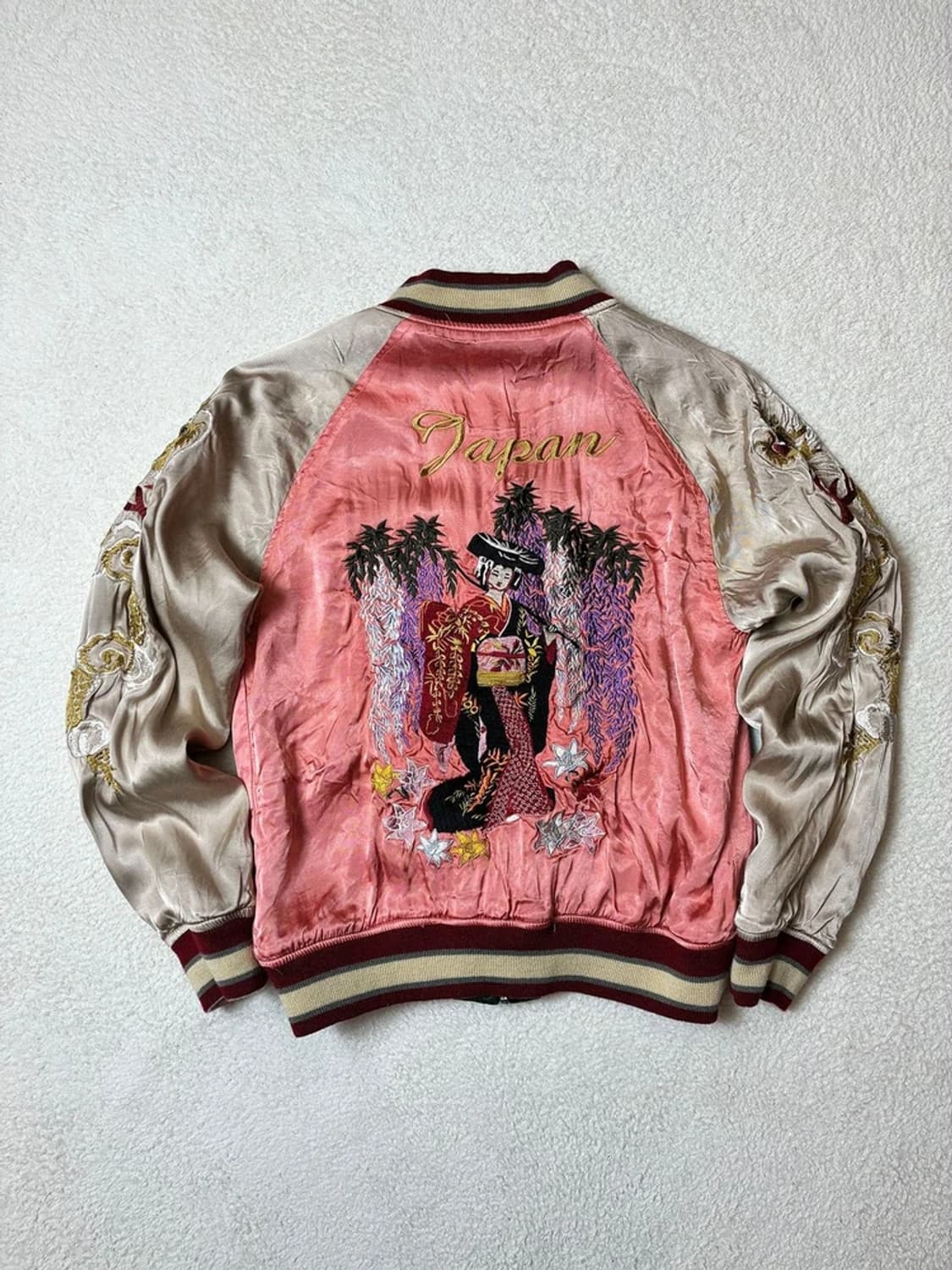 휴스턴 00's 재팬 리버시블 자수 크롭 스카잔 자켓 PN6360    상품이미지5