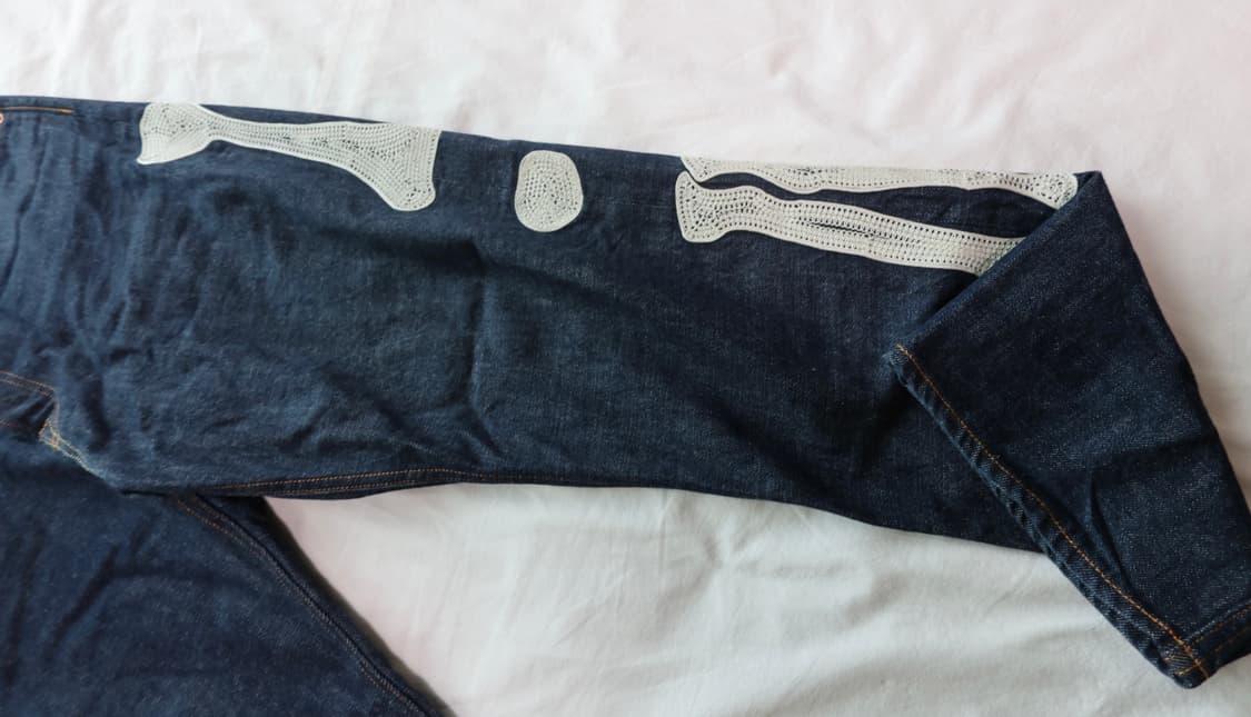 캐피탈 본 데님 자켓 48 팬츠 36 셋업 상품이미지9