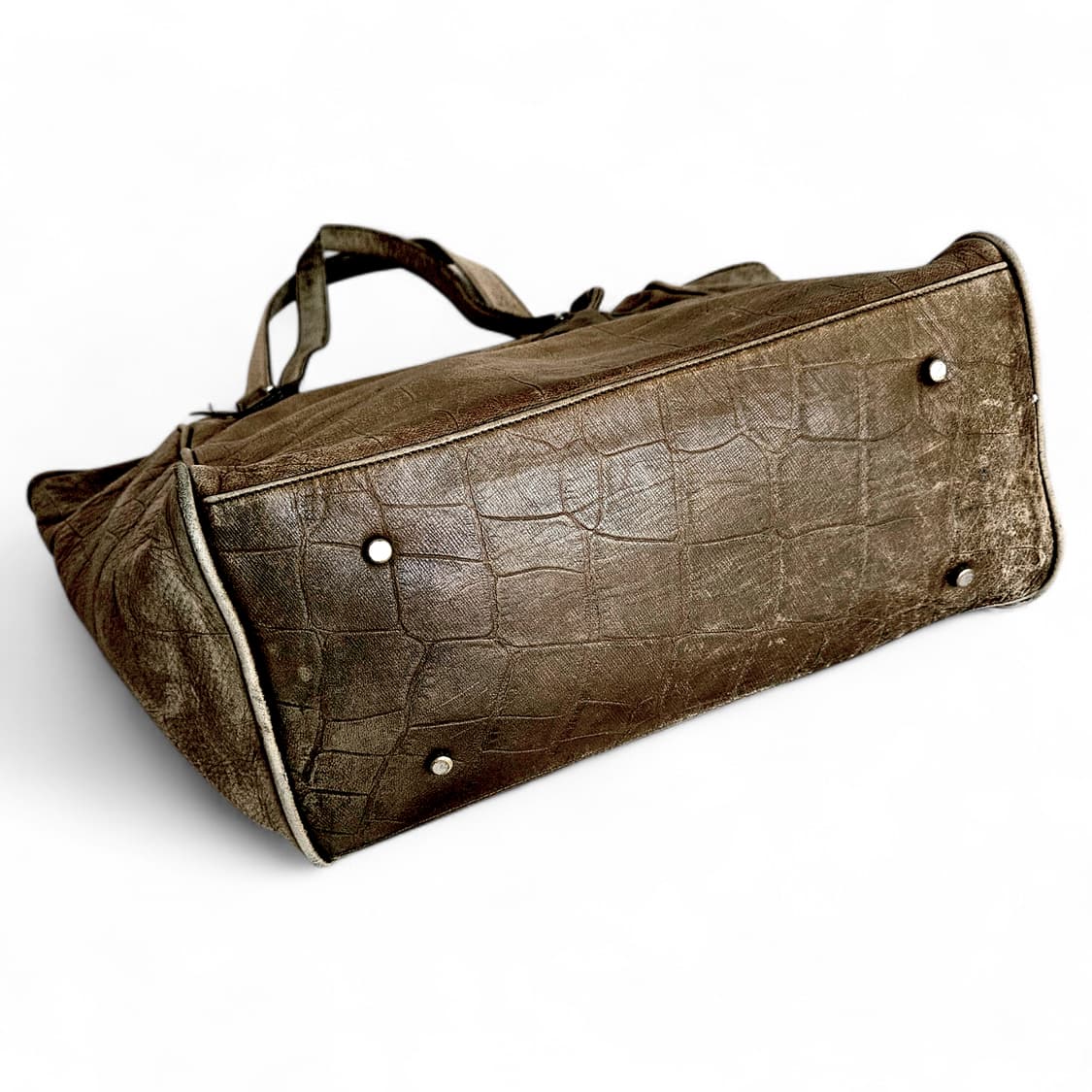 아니아리 aniary 앤틱 레더 크로크 형압 토트백 포터 재패니즈 상품이미지6