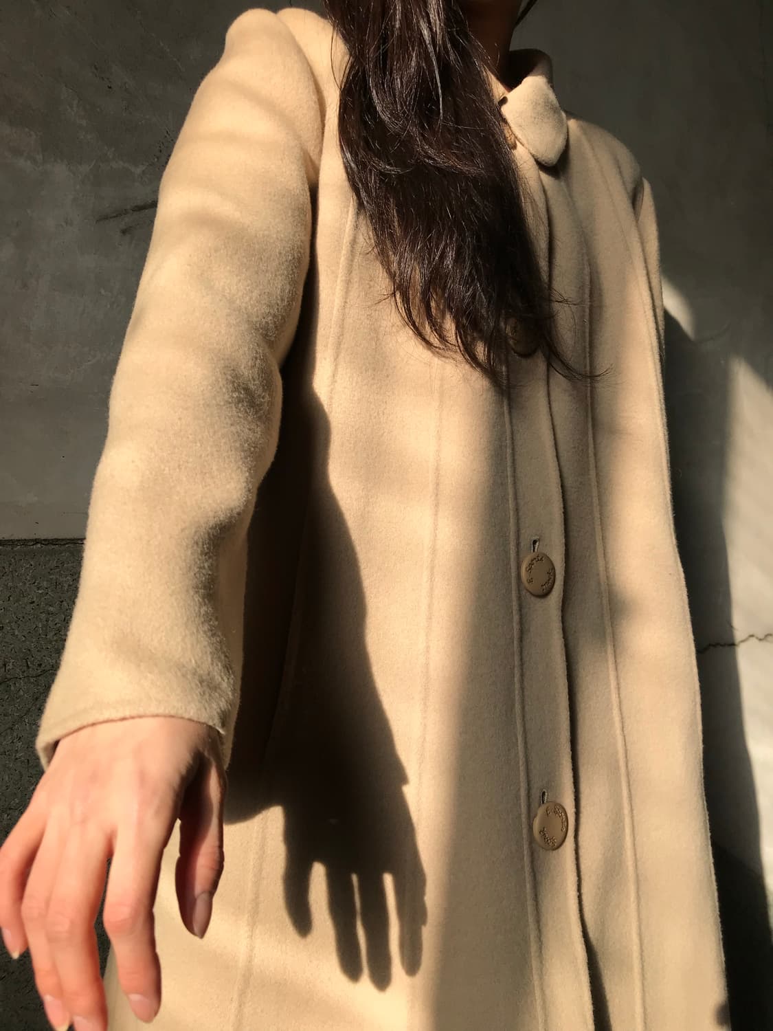 프린세스라인 베이지 코트 상품이미지2