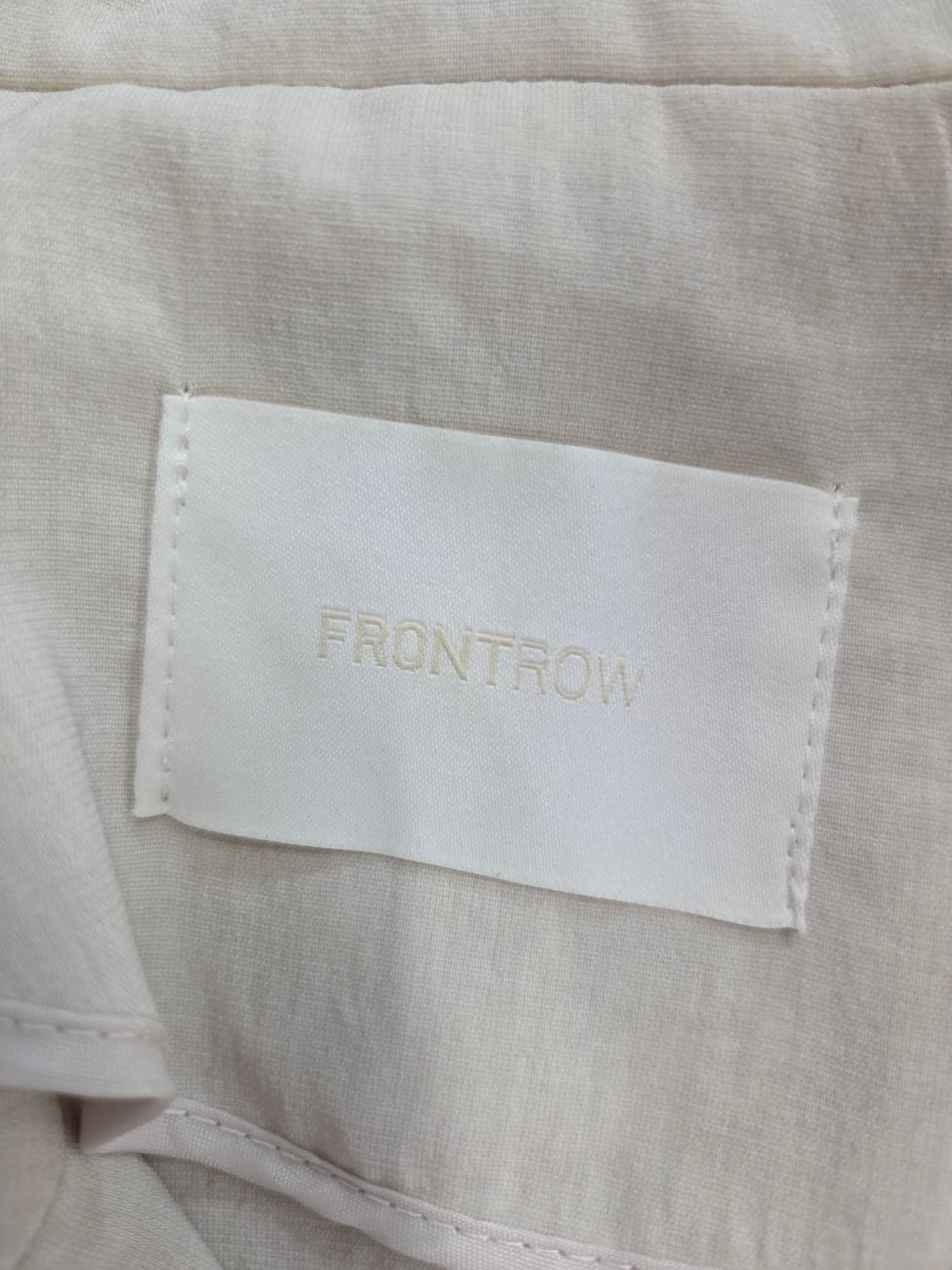 FRONTROW 프론트로우 라이트 베이지 반팔 크롭 자켓 상품이미지5