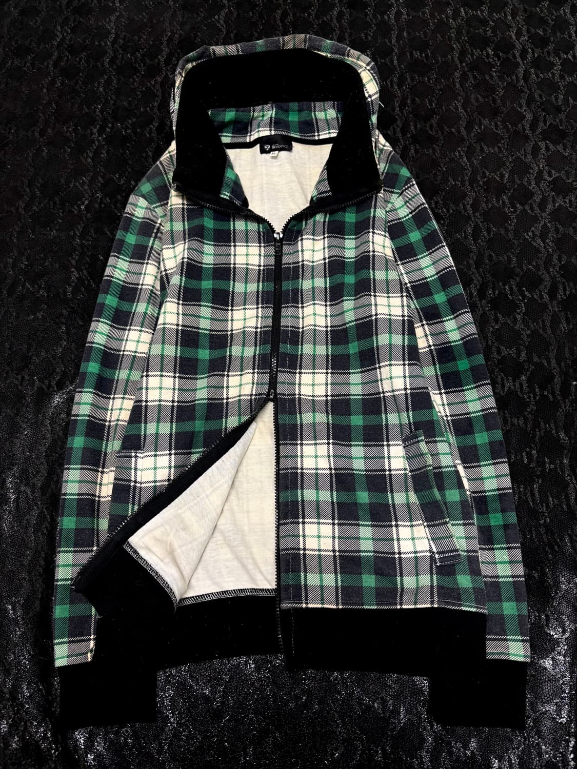 “TAKEO KIKUCHI” Green Check Pattern Y2K 상품이미지1