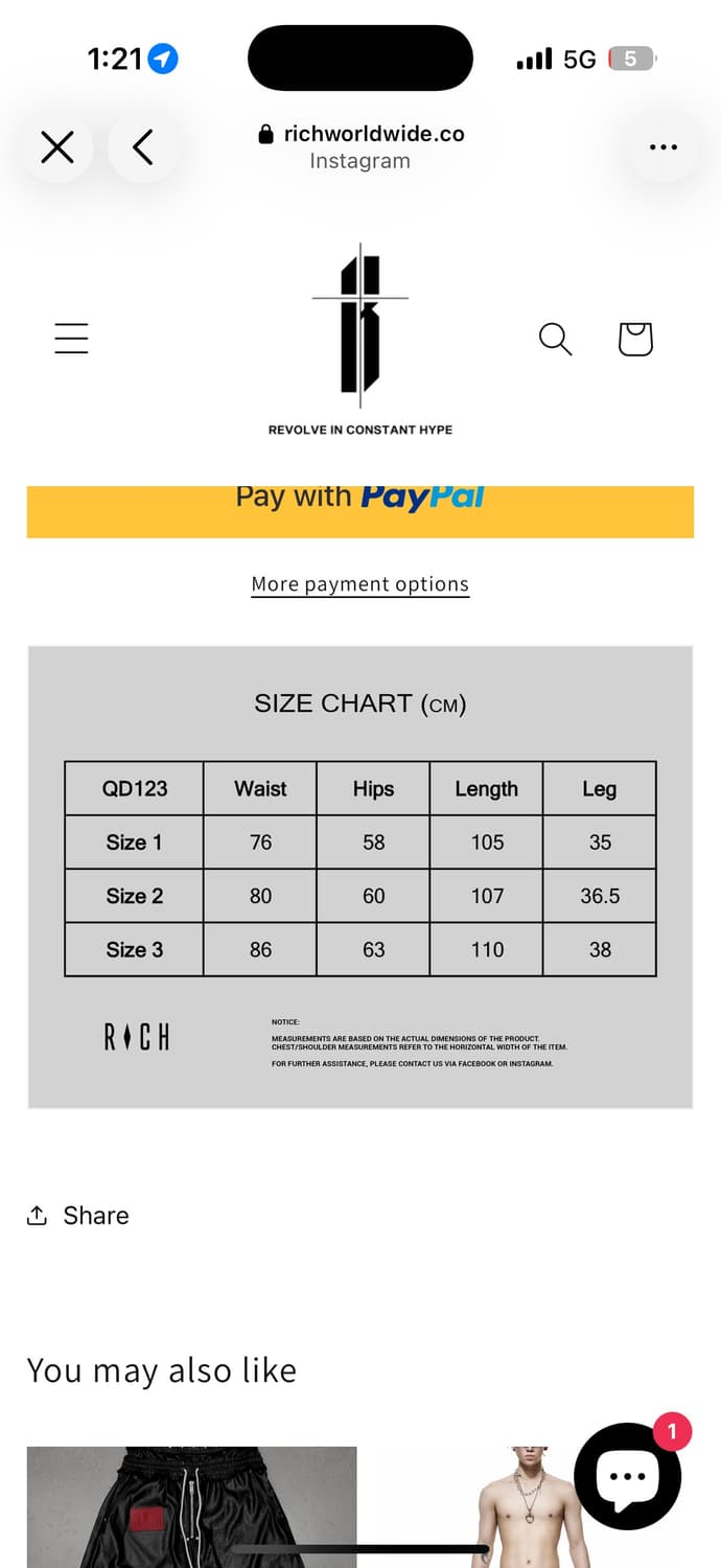 RICH 더블 웨이스트 와이드 레그 팬츠 블랙 상품이미지2
