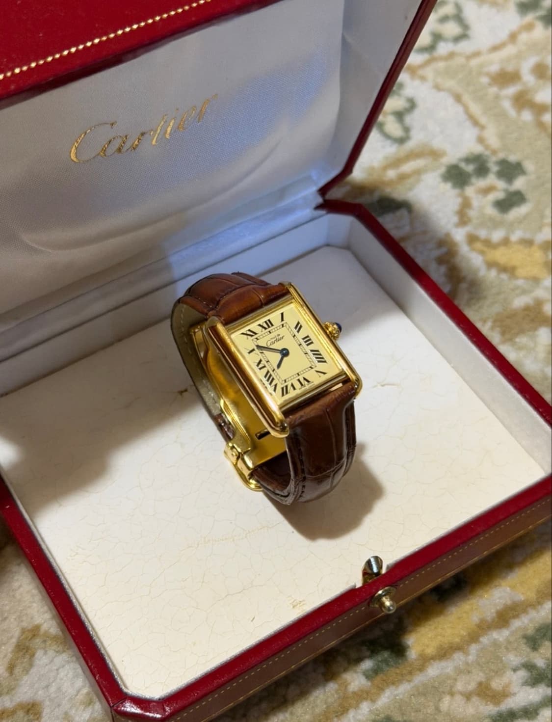 까르띠에 빈티지 탱크 머스트 스몰 사이즈 풀박 상품이미지1