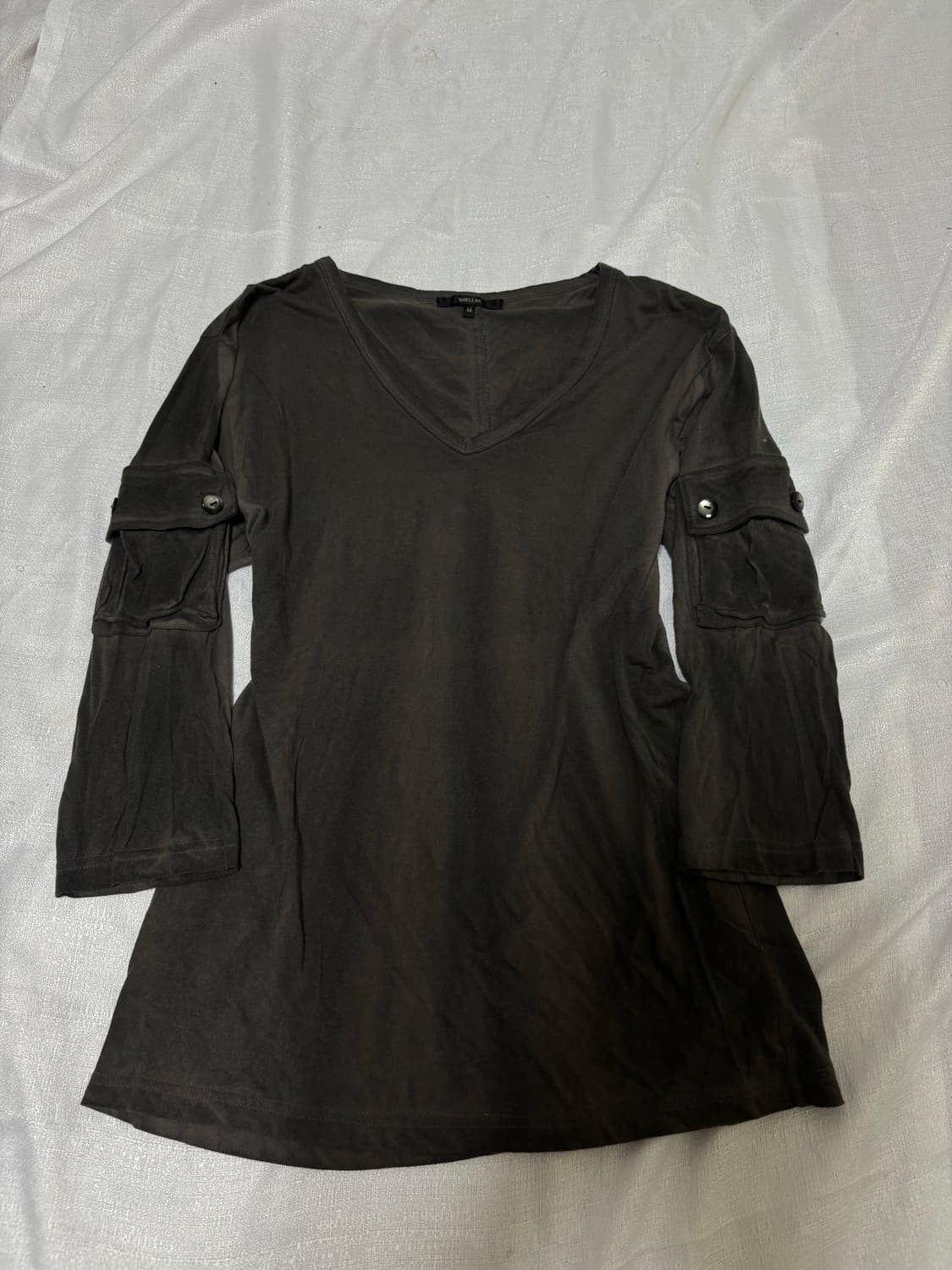 “Shellac” 00’s Washed Cargo Pocket Tee 상품이미지5