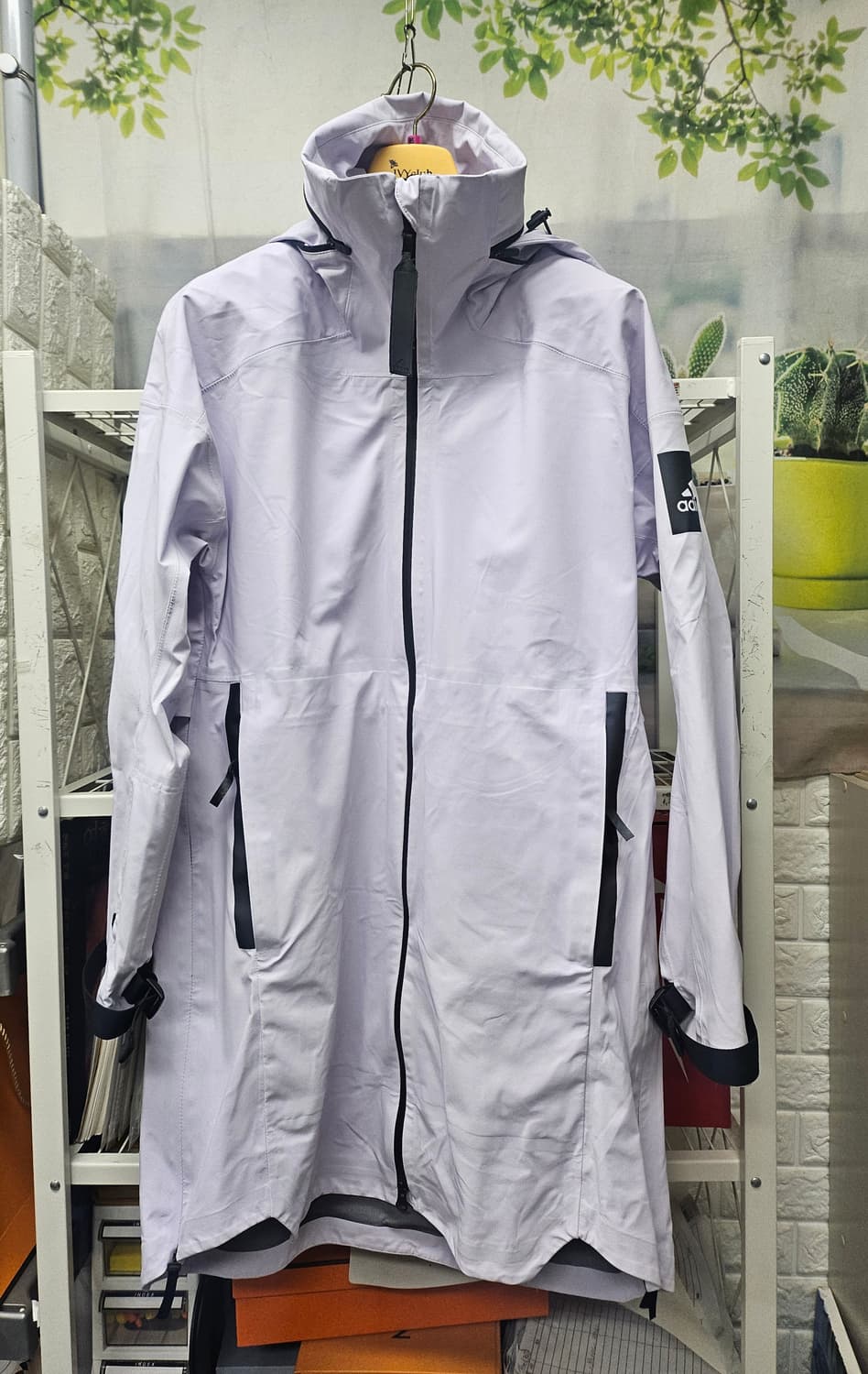 아디다스 마이쉘터 파카 레인코트 S 롱자켓 방수코트  MM44 상품이미지1