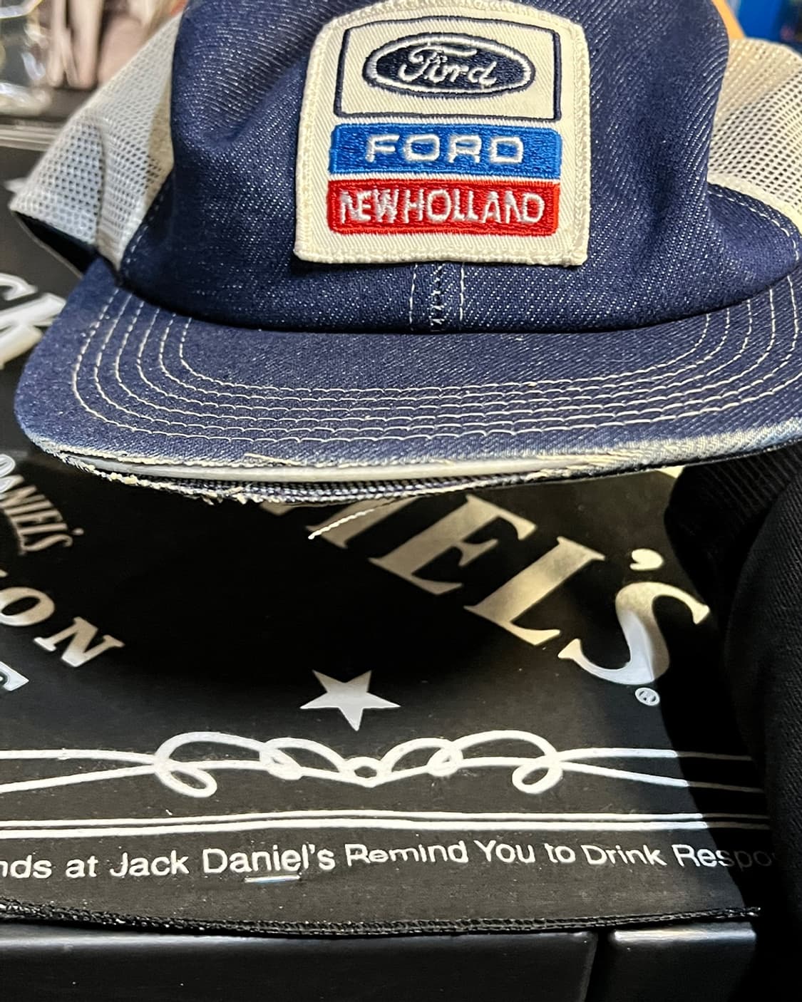 🧢80's~ 90's Denim Ford Trucker Hat 상품이미지4