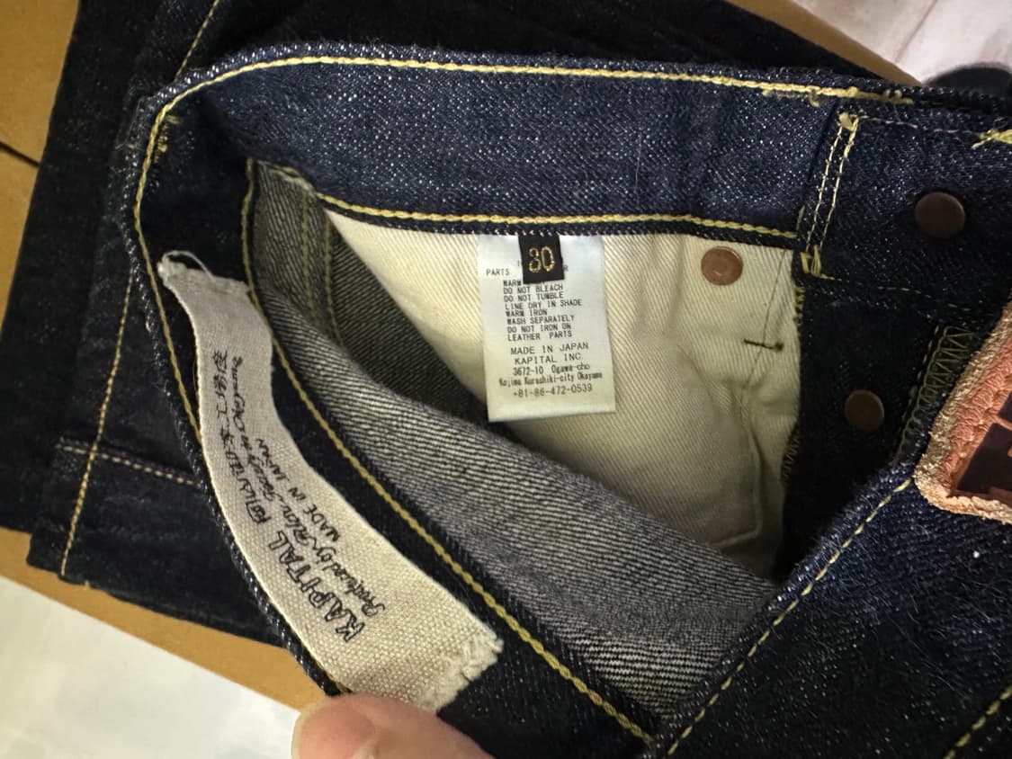 캐피탈 14oz 데님 5P 몽키 TH 30사이즈 상품이미지2