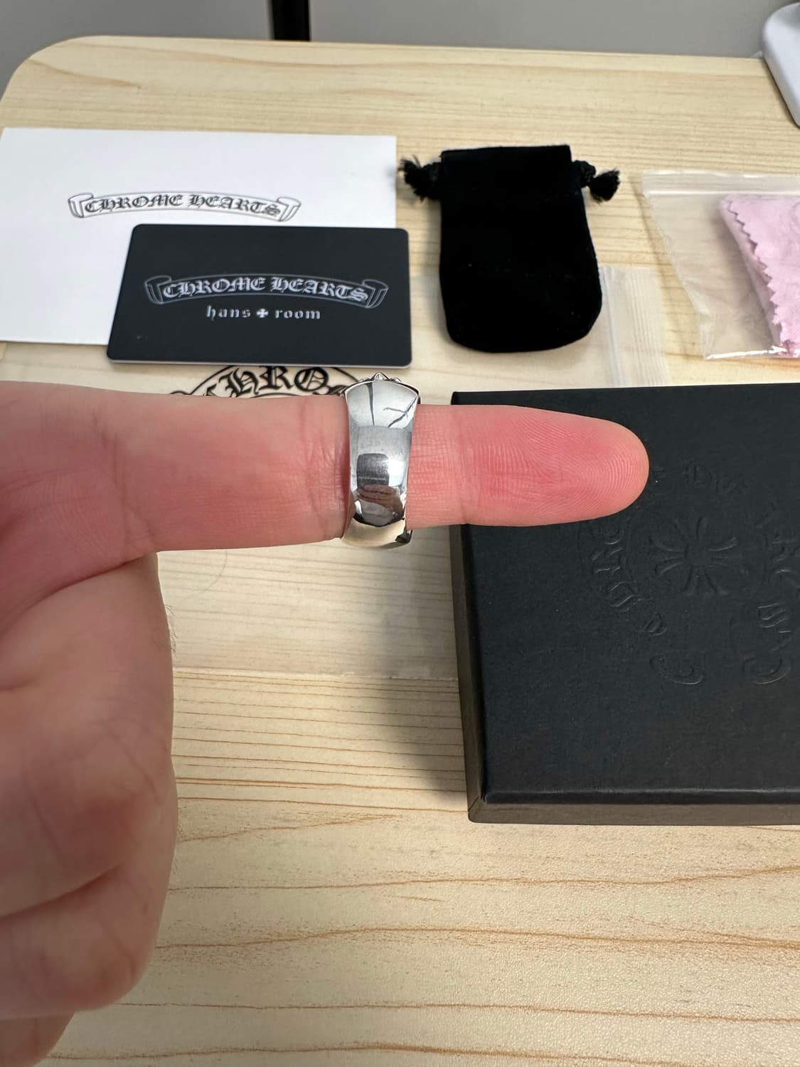 크롬하츠 플로랄링 반지 상품이미지3