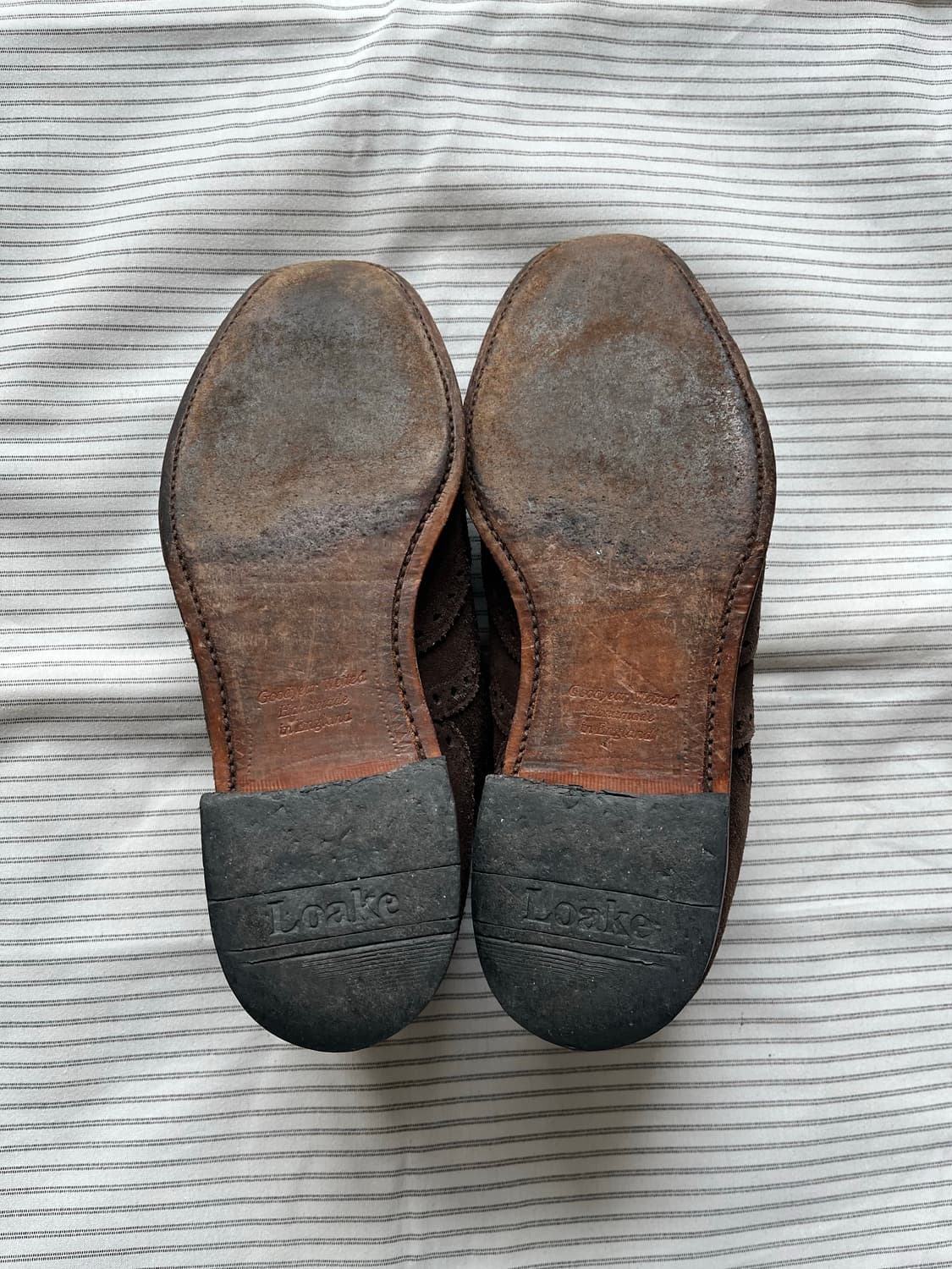 로크 옥스포드 스웨이드 윙팁 (260-265) 상품이미지7