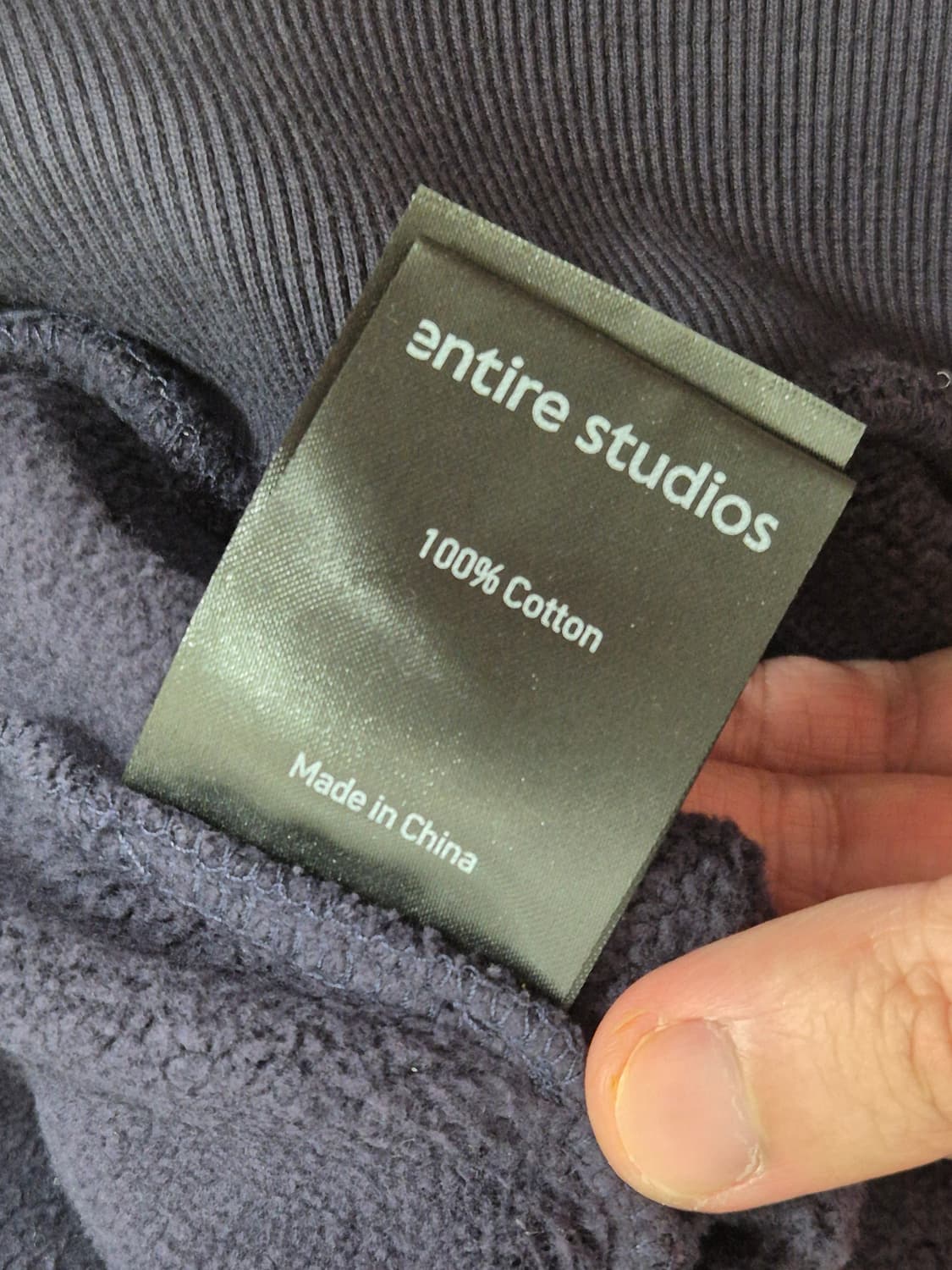 (새상품/XL)엔타이어스튜디오 풀 집 잉크 후드집업 상품이미지4