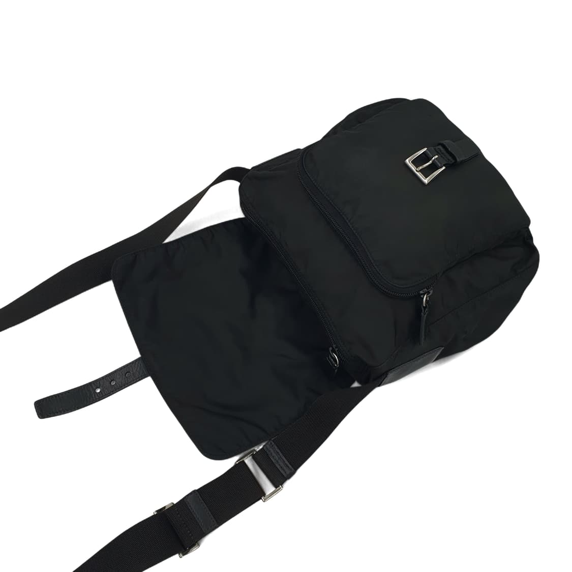 프라다 리나일론 블랙 메신저백 크로스백 숄더백 상품이미지4