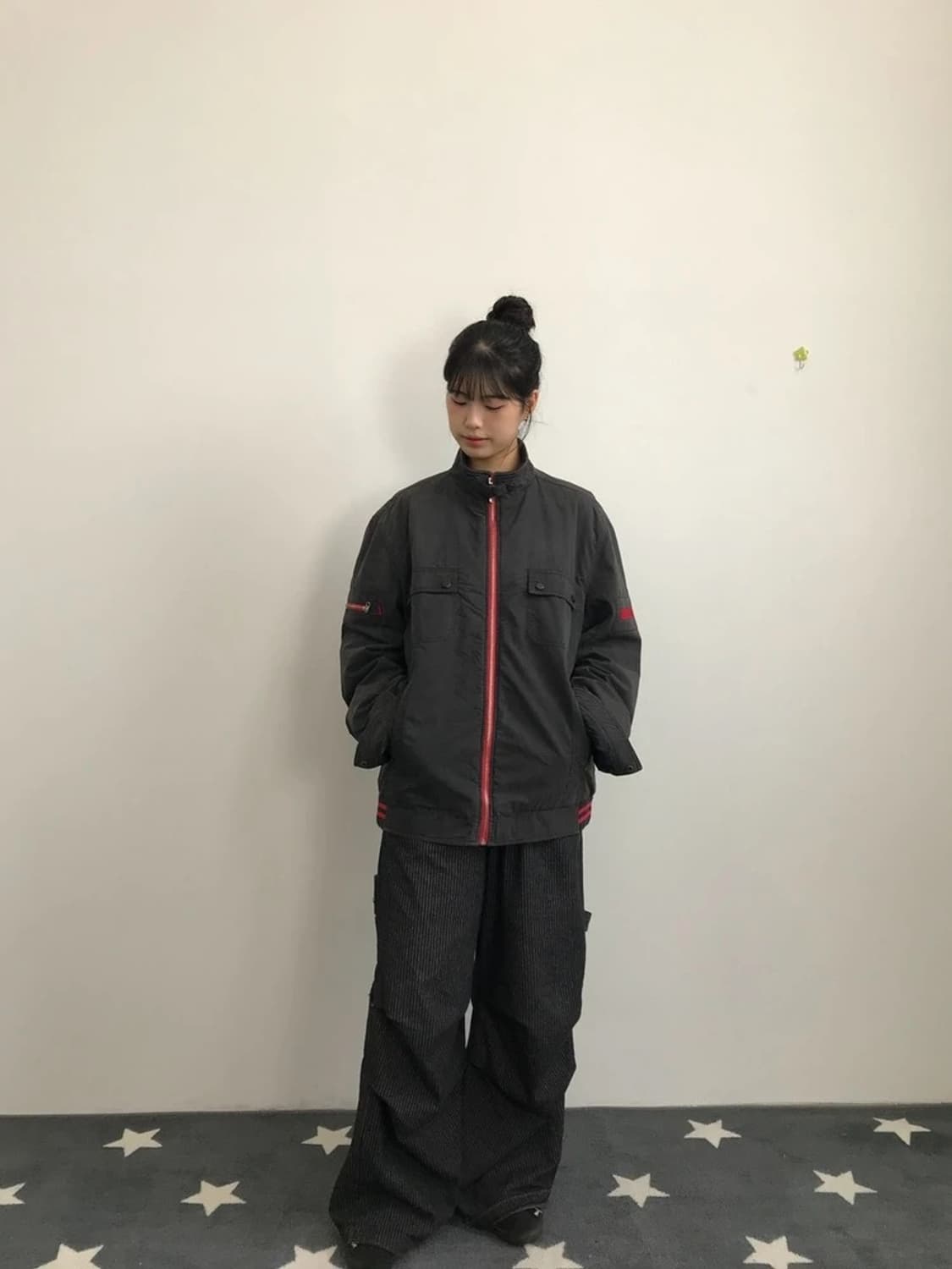 00's Giorgio Armani Black Zip Jacket 상품이미지1