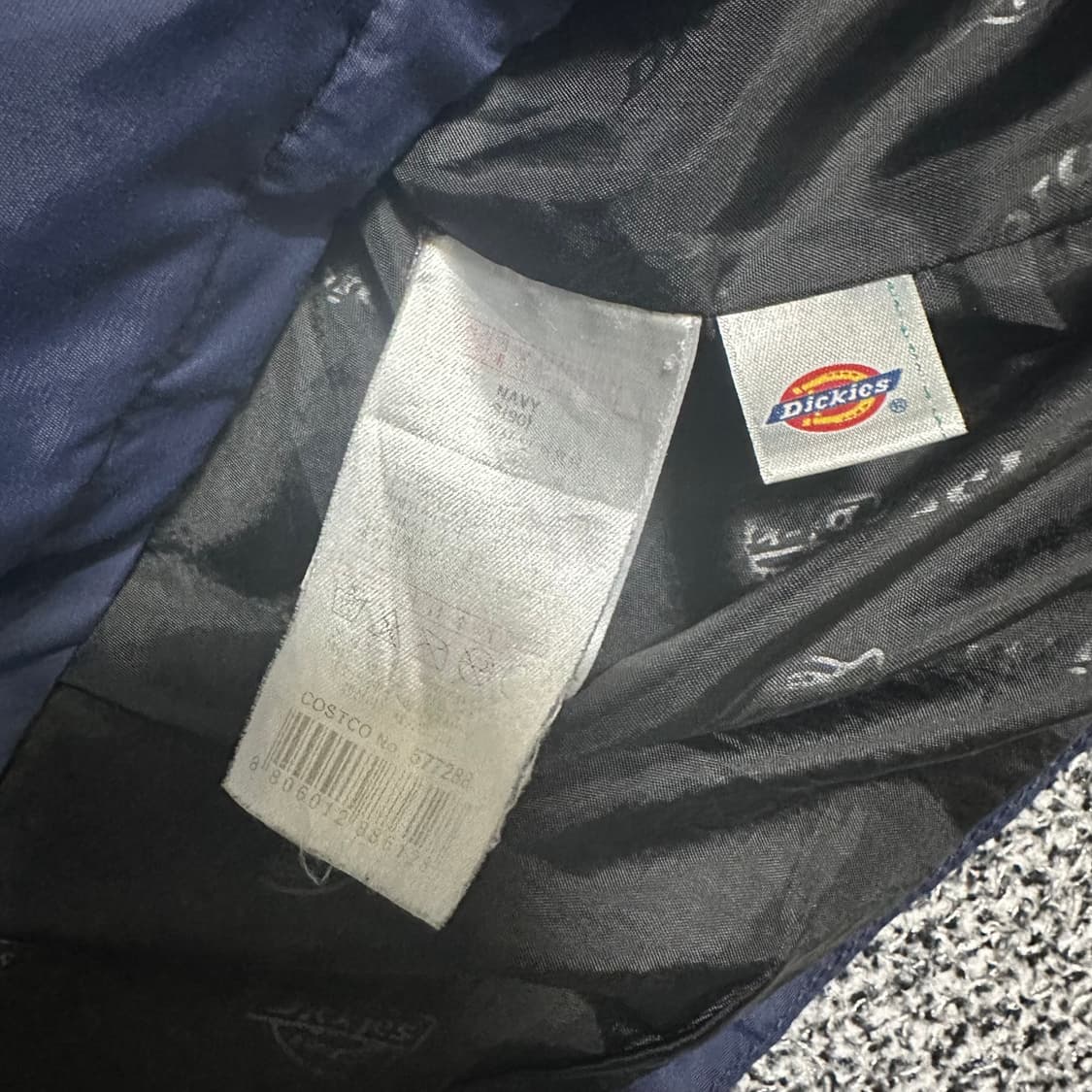 (S) 디키즈 네이비 후드 바람막이 자켓 상품이미지3