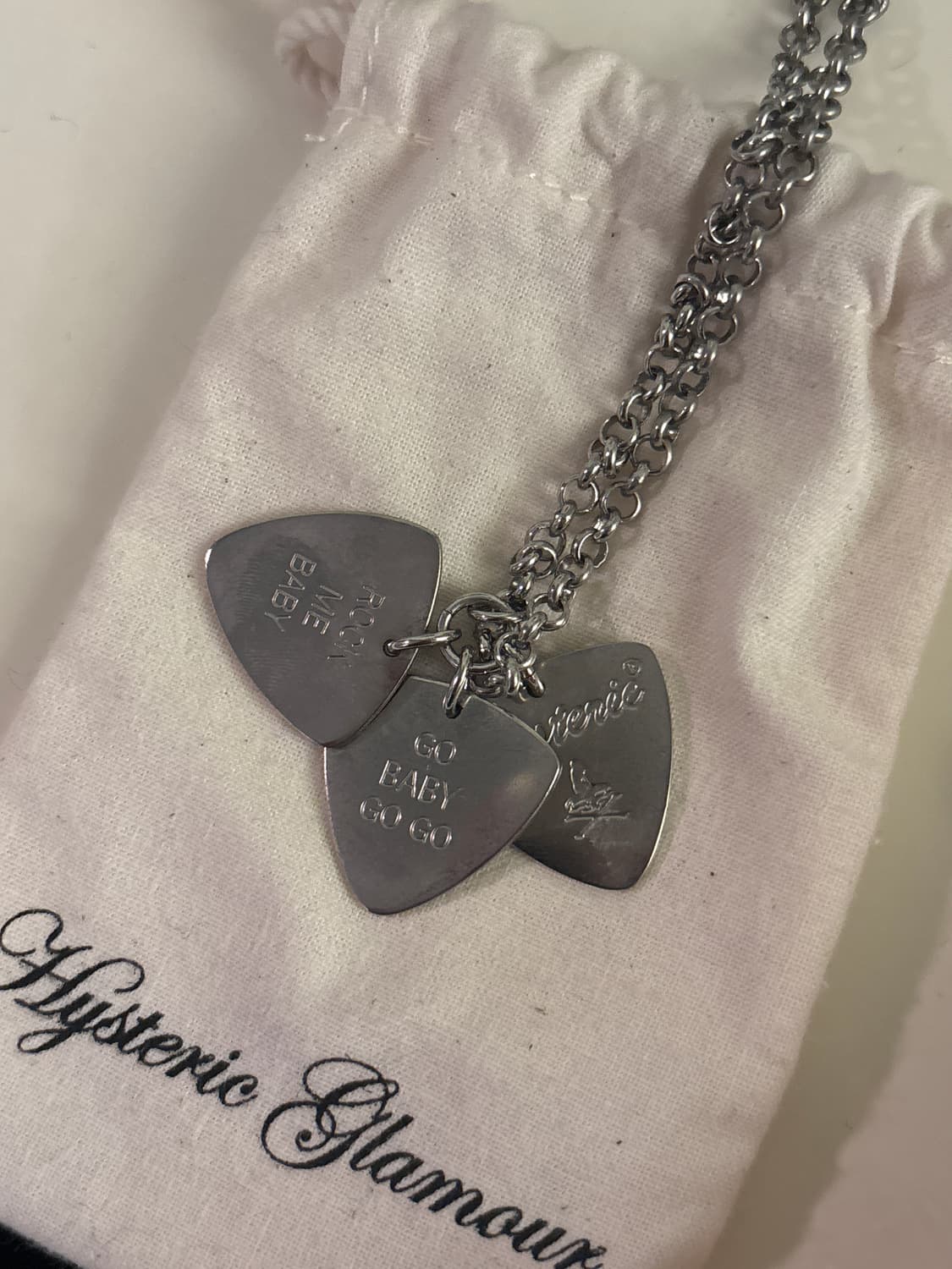 Hysteric Glamour guitar pick necklace  상품이미지1
