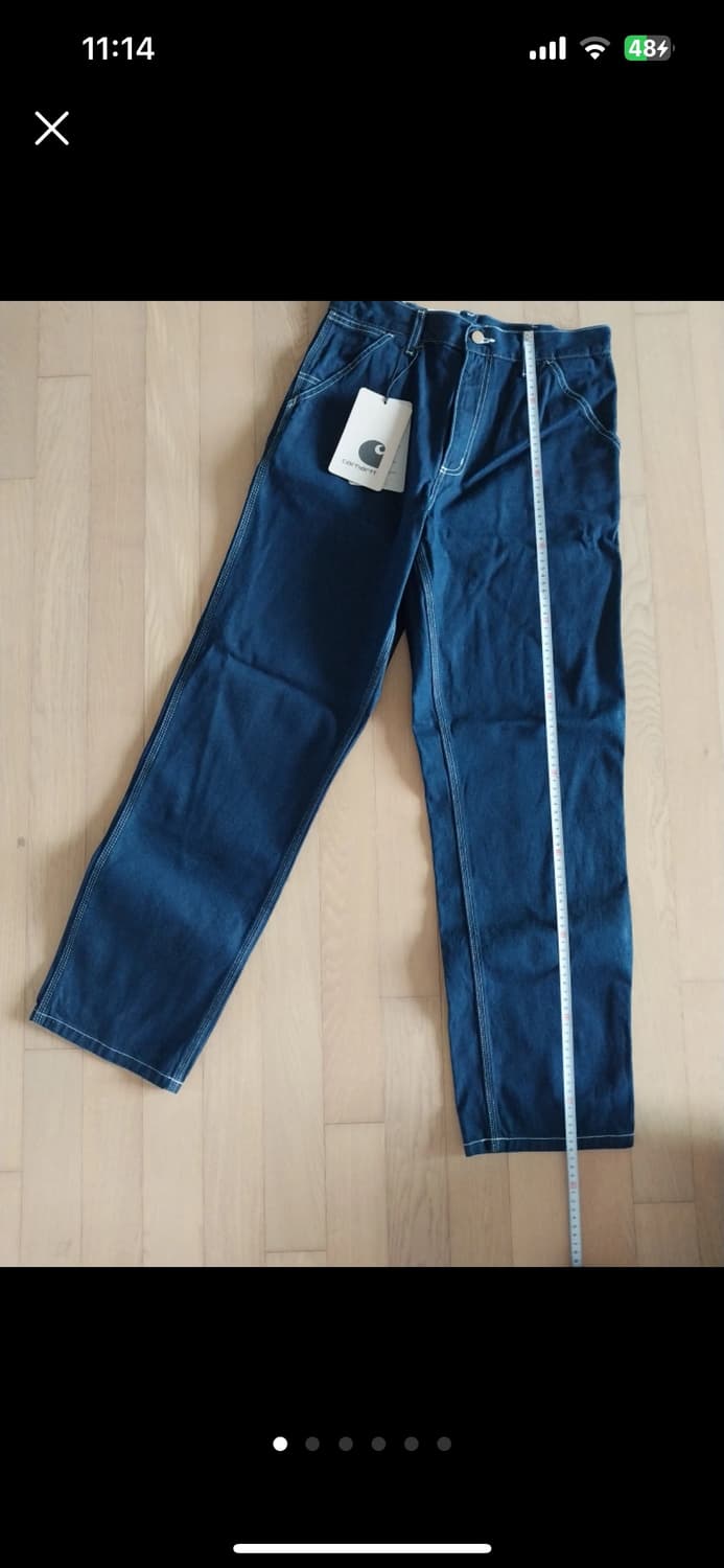 칼하트 심플 데님팬츠 상품이미지5