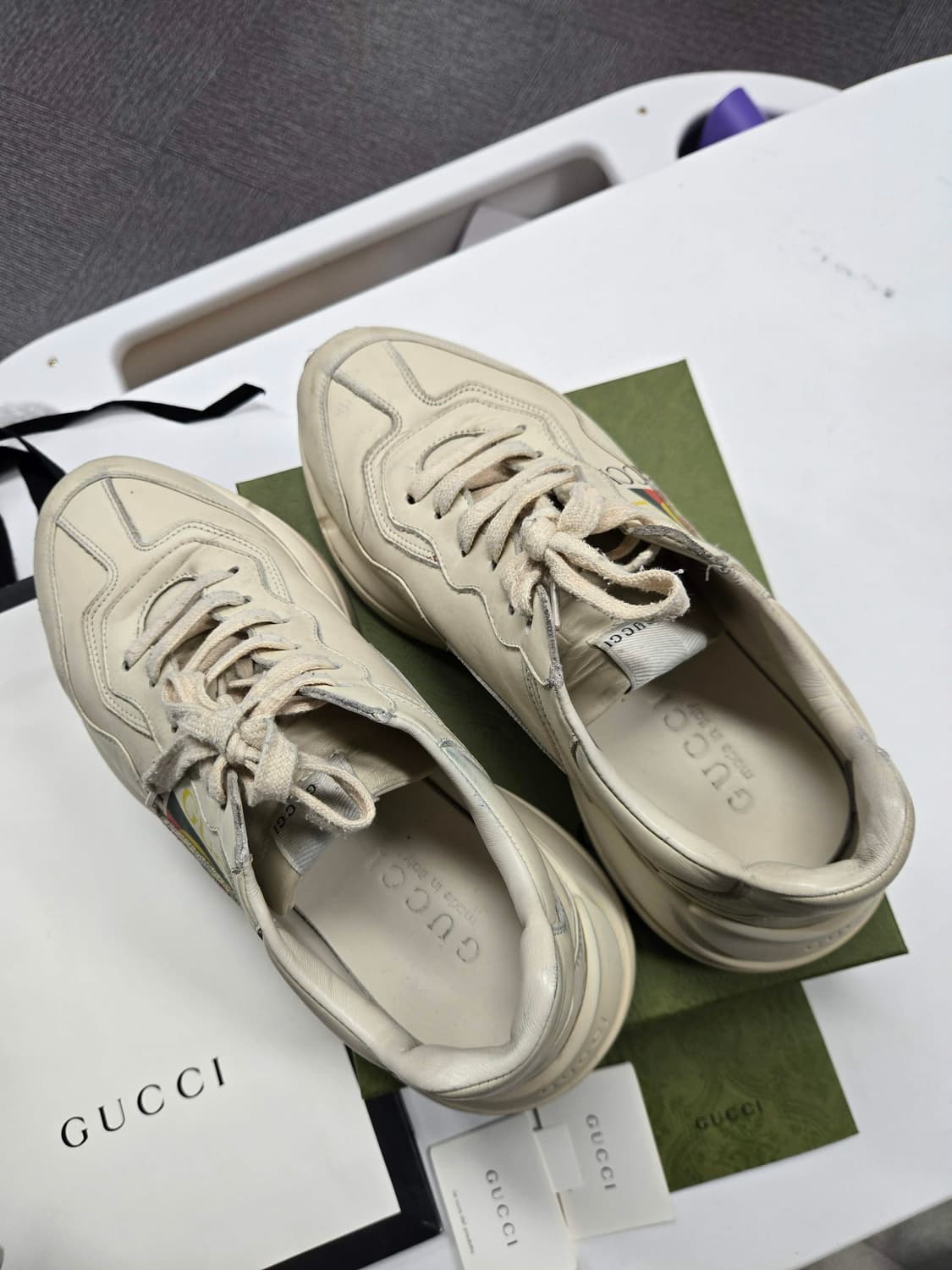 [40%할인] 구찌 라이톤 스니커즈 270사이즈 상품이미지7