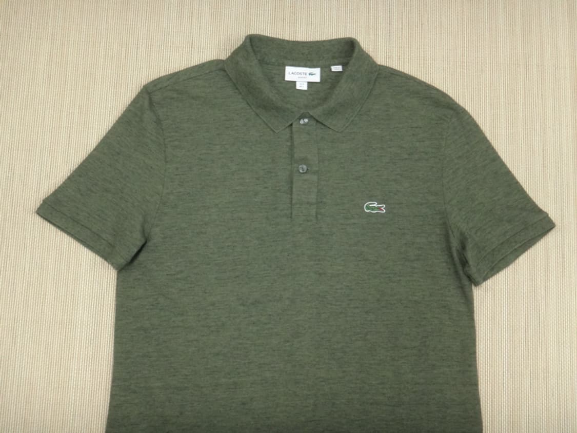 (L/5사이즈) 라코스테 슬림핏 카라 반팔 티셔츠 상품이미지3