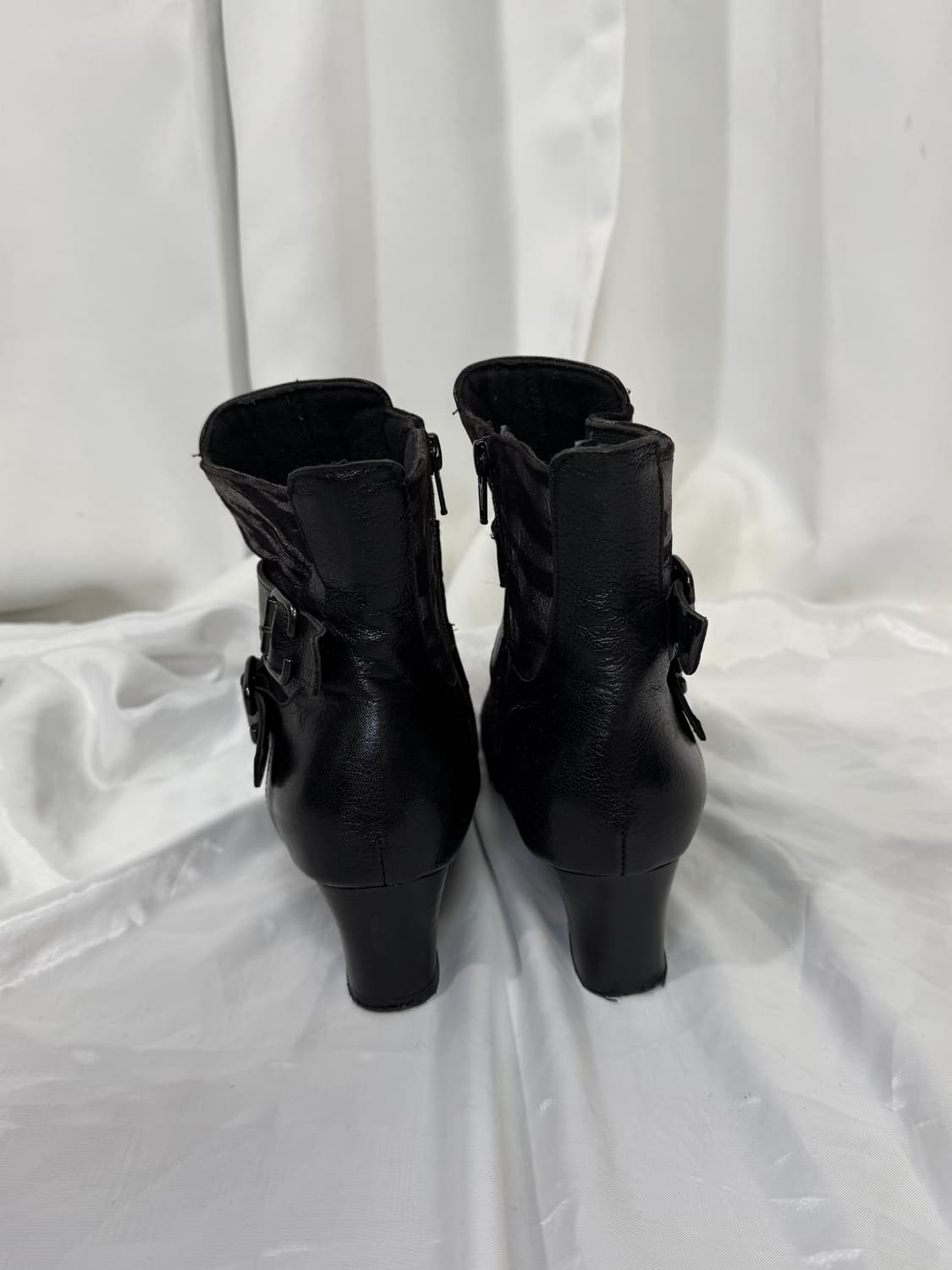 zebra buckle boots 상품이미지4