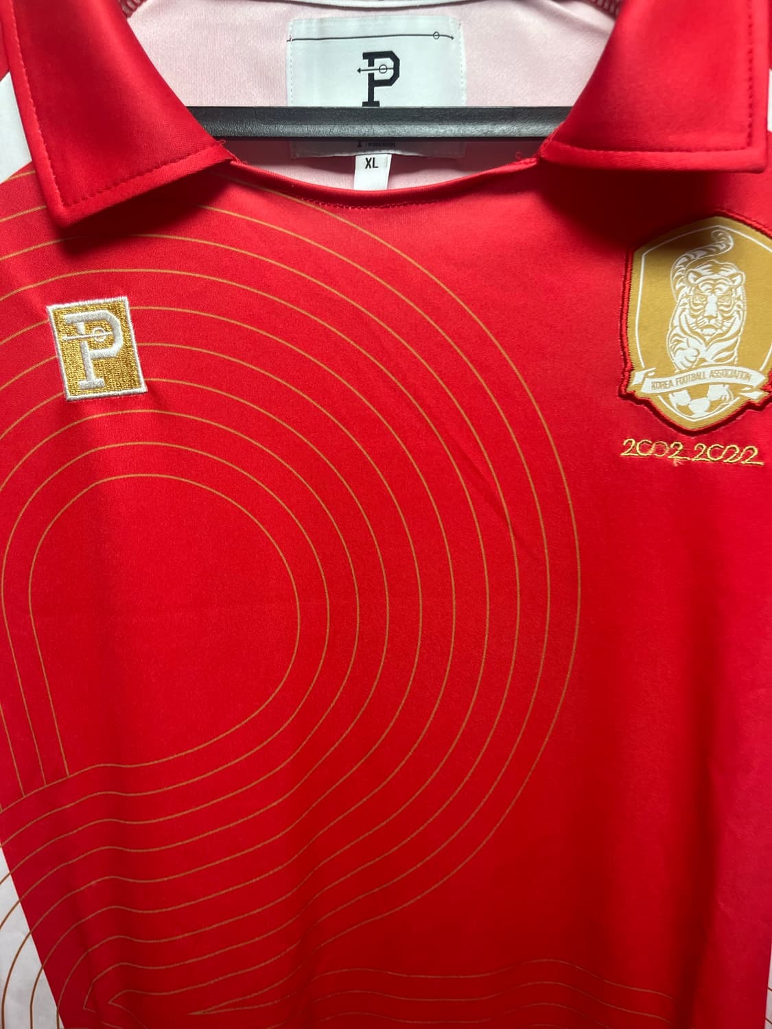 오버더피치 KFA 대한민국 국대 2002 20주년 축구유니폼 XL 2XL 상품이미지2