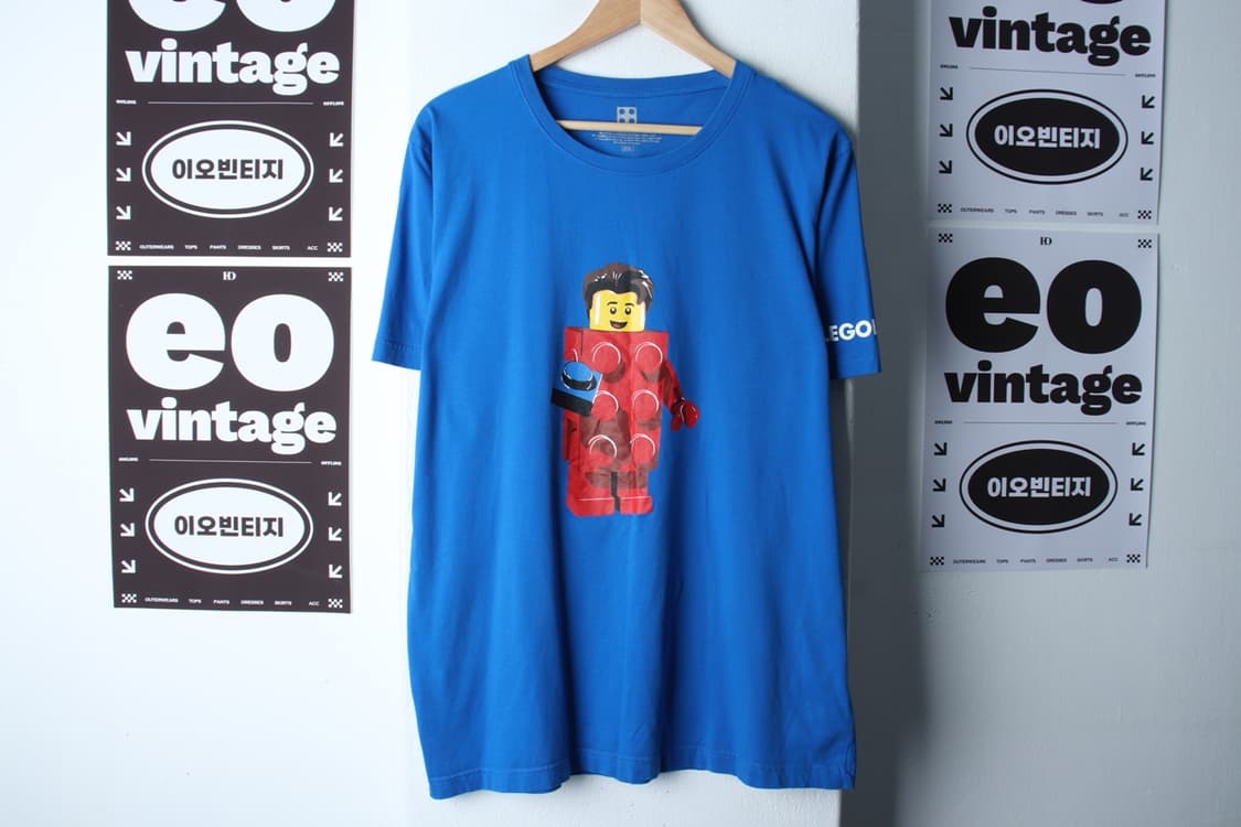 (2XL-3XL) 레고 반팔 티셔츠 빅사이즈 미니피규어-H32328 상품이미지2