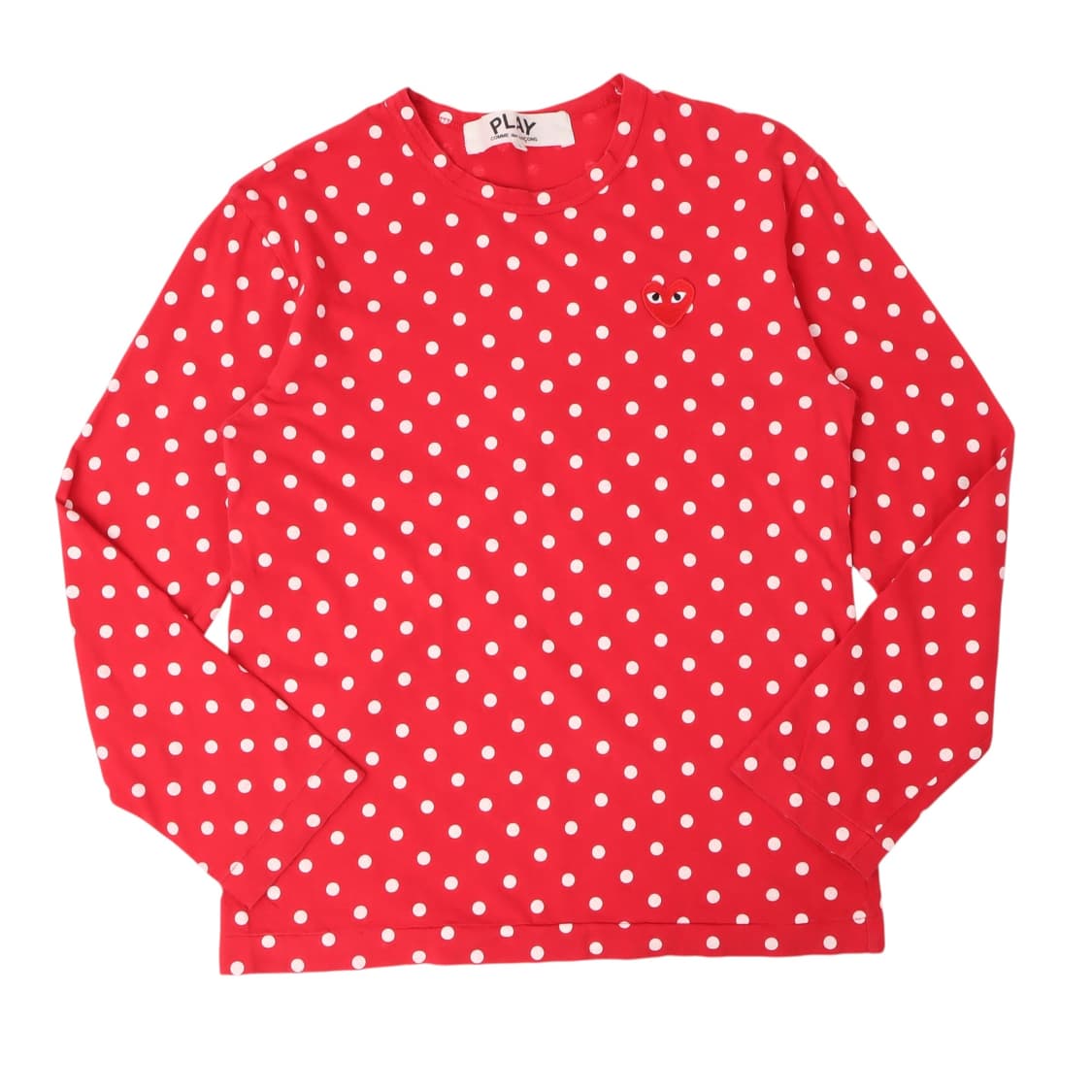 꼼데가르송 레드 도트 롱슬리브 상품이미지1