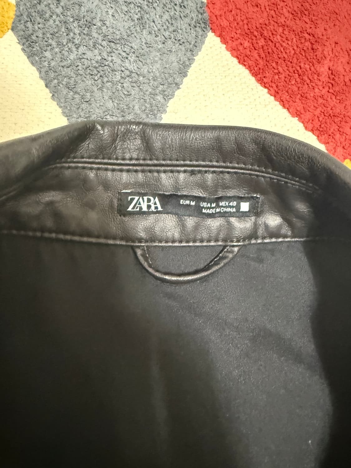 자라 가죽자켓 M 상품이미지3