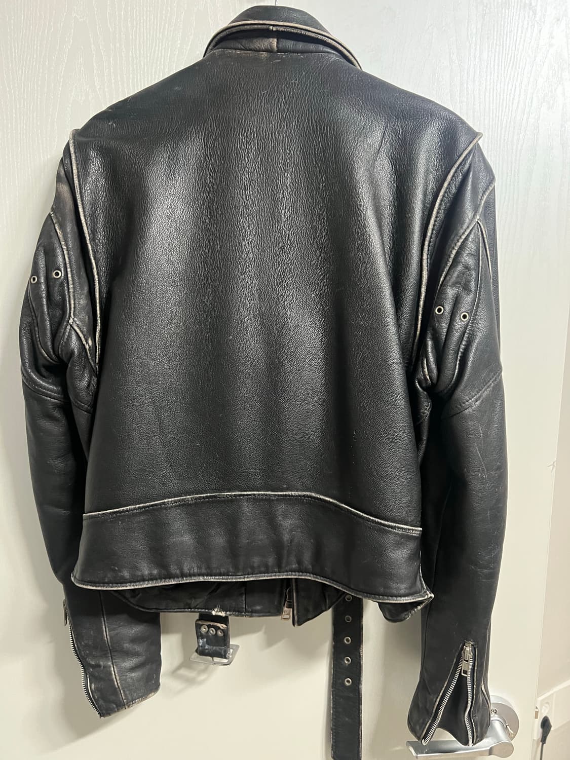 워시드 소가죽 라이더 100-105 상품이미지2