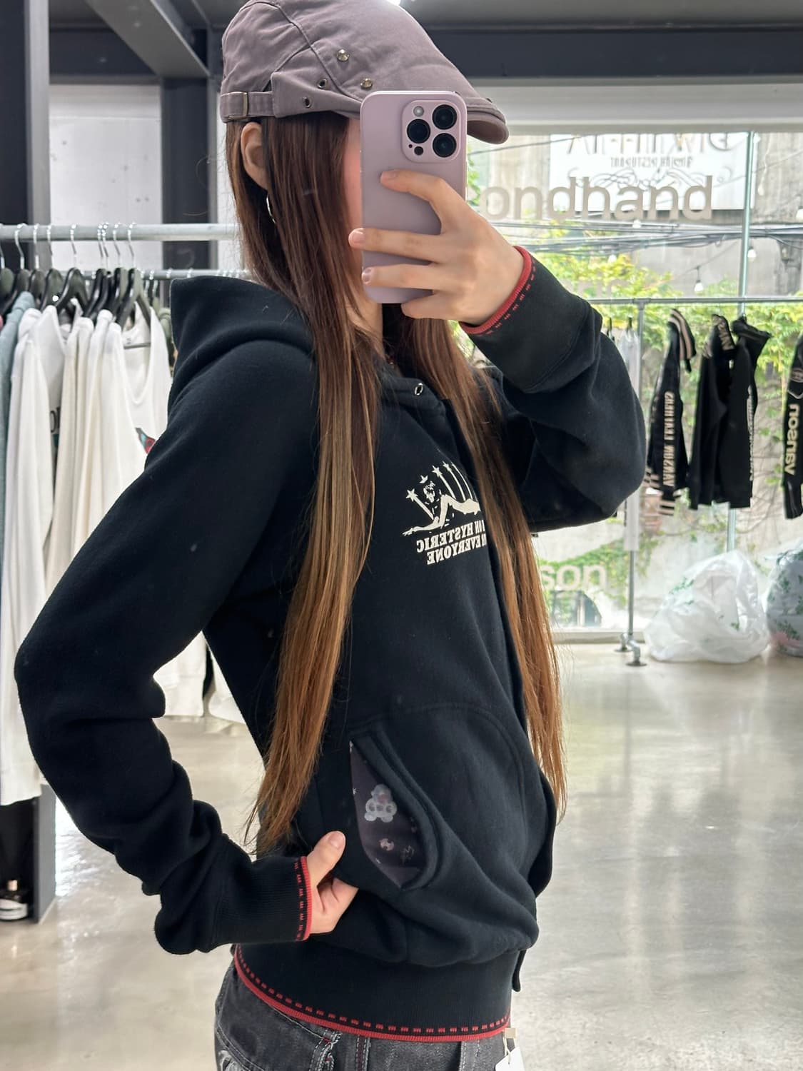 히스테릭글래머 히스걸 코튼 후드자켓 상품이미지3